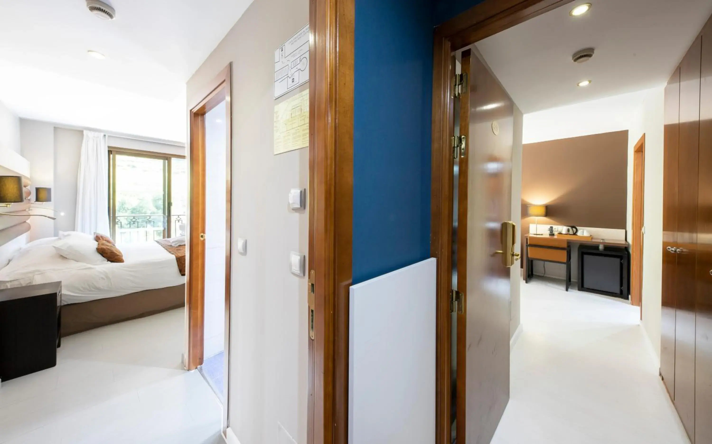 Bed in Hotel Princesa Parc Bed in Hotel Princesa Parc