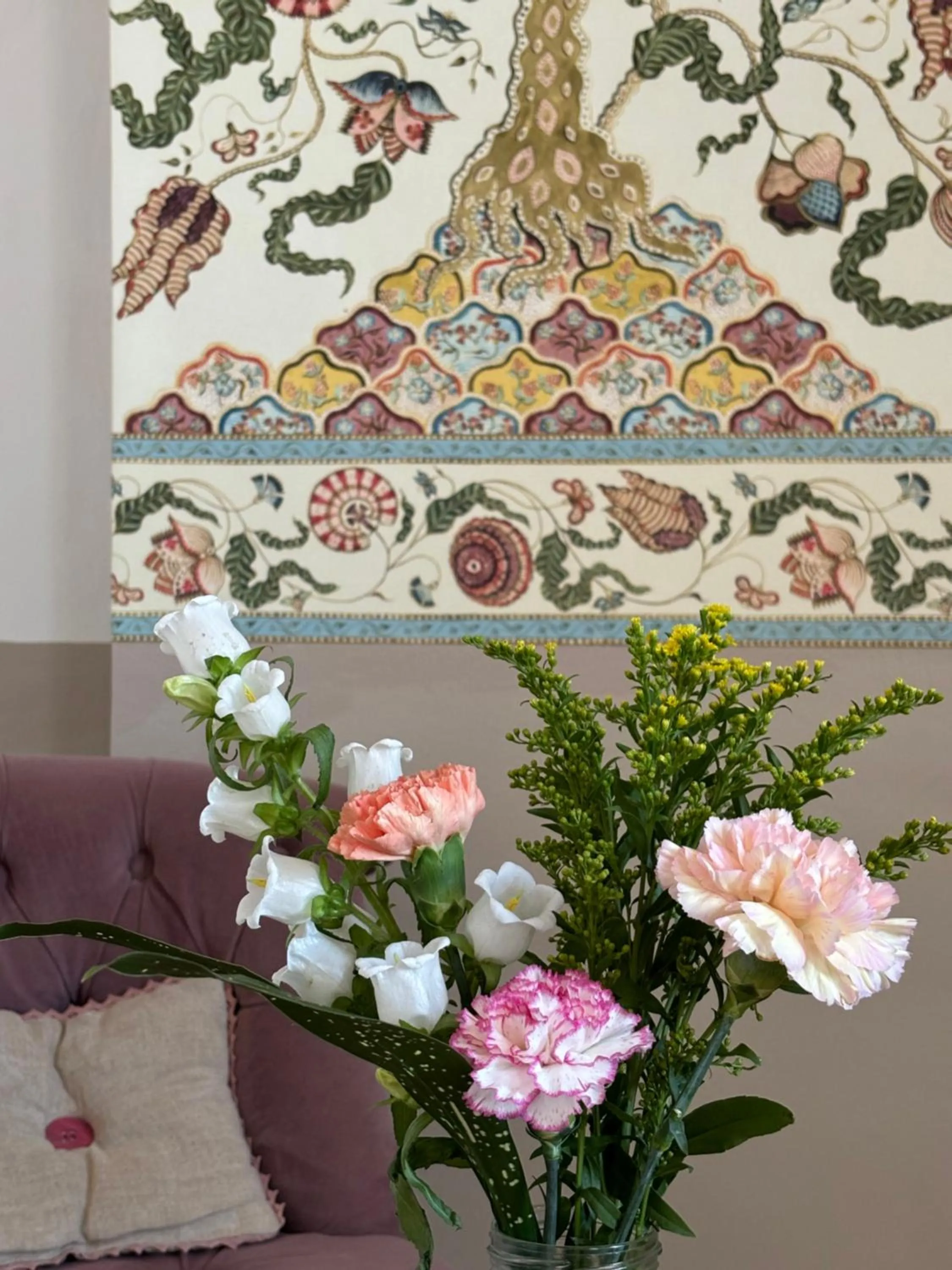 Decorative detail in Le logis blanc bed&breakfast