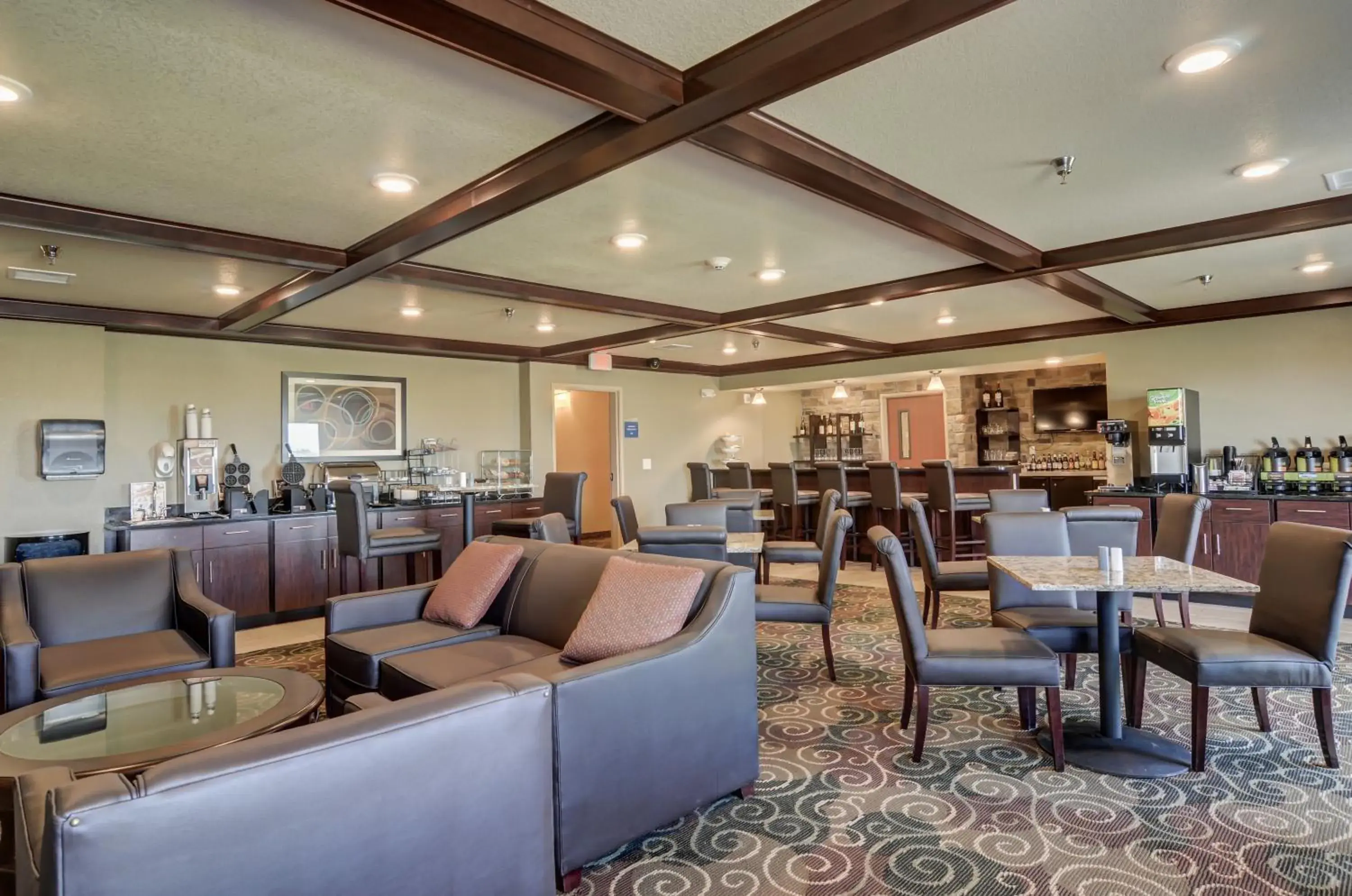Lounge or bar in Cobblestone Inn & Suites - Ord Lounge or bar in Cobblestone Inn & Suites - Ord