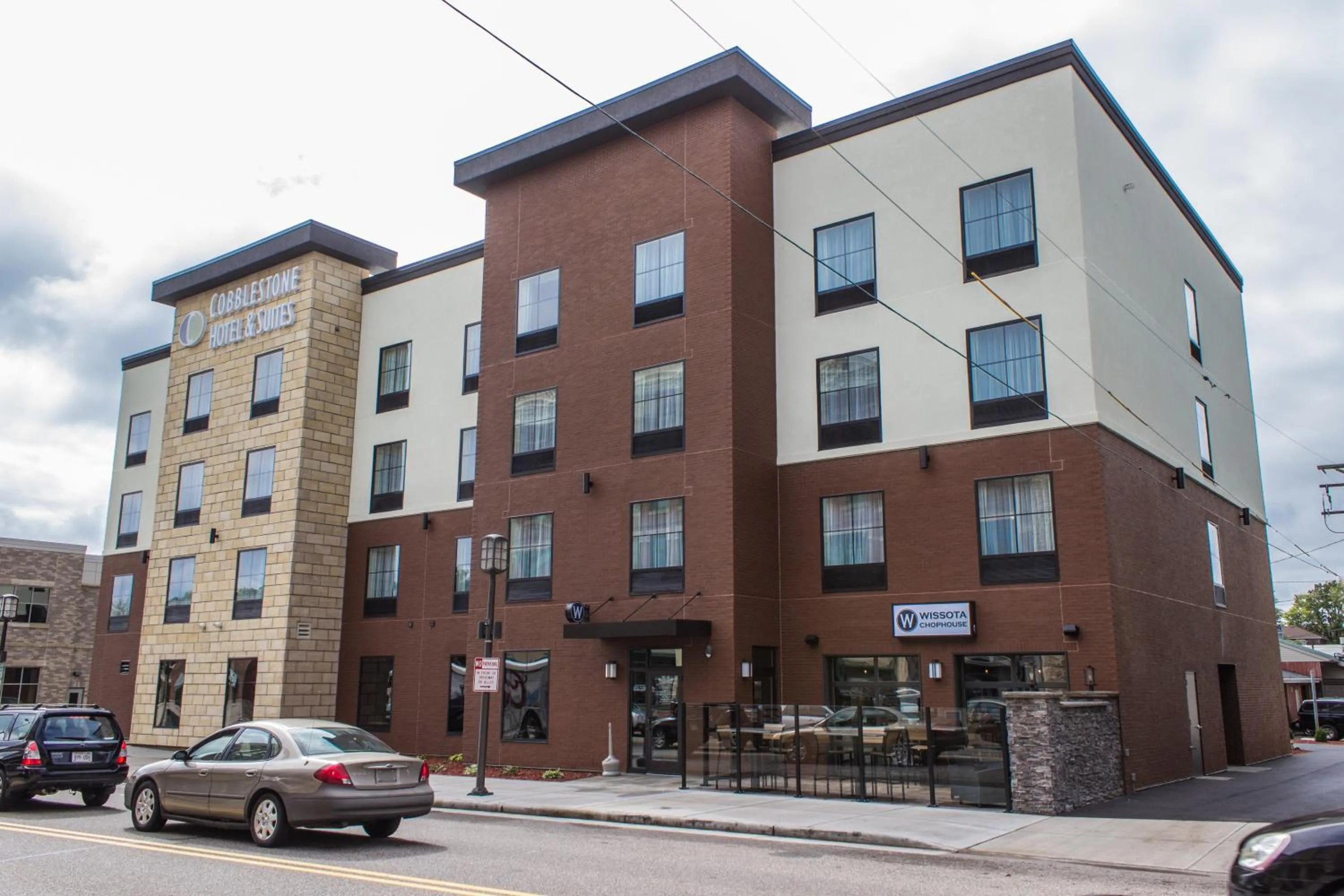 Property building in Cobblestone Hotel & Suites - Chippewa Falls