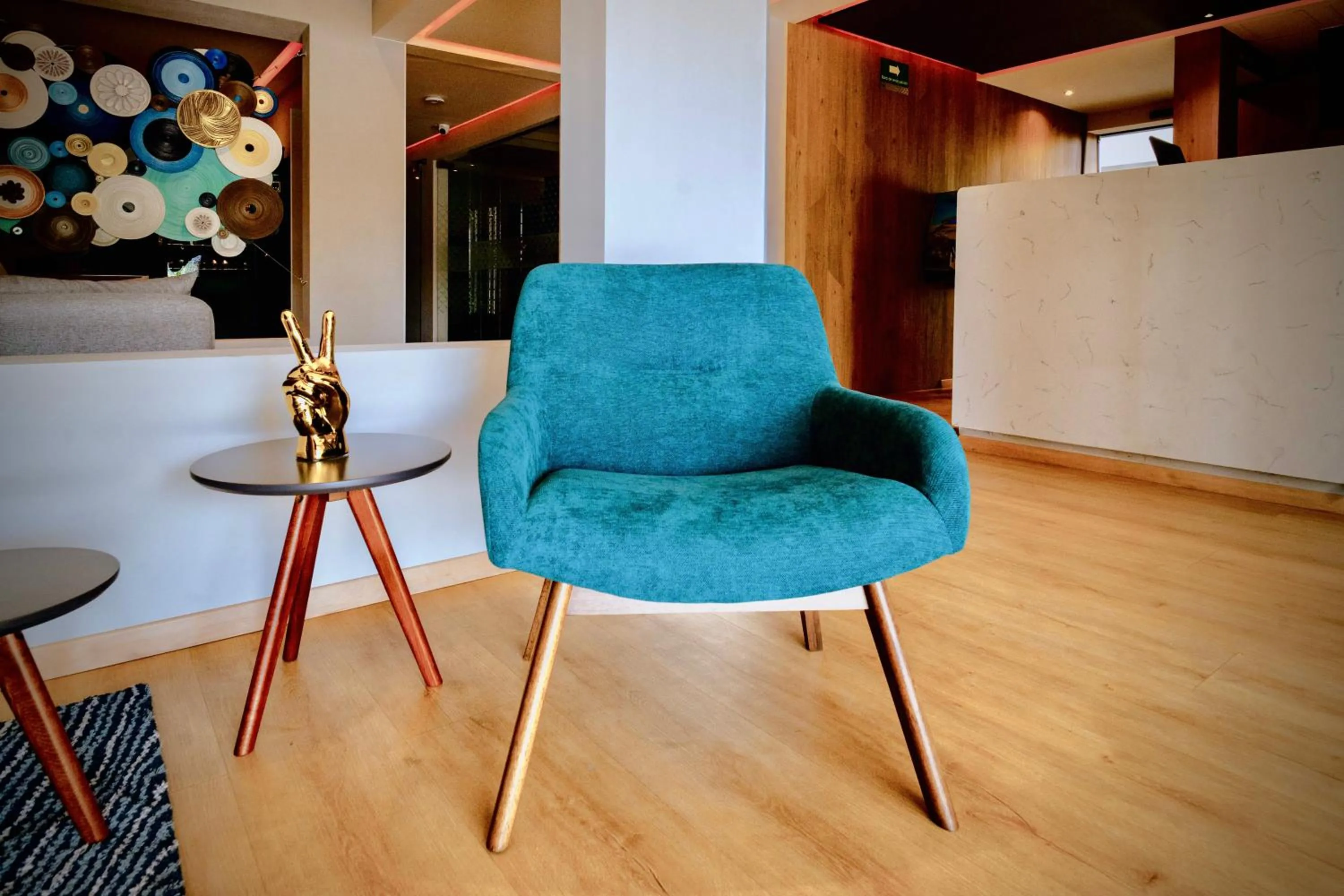 Living room in KALI La Raza Mexico City