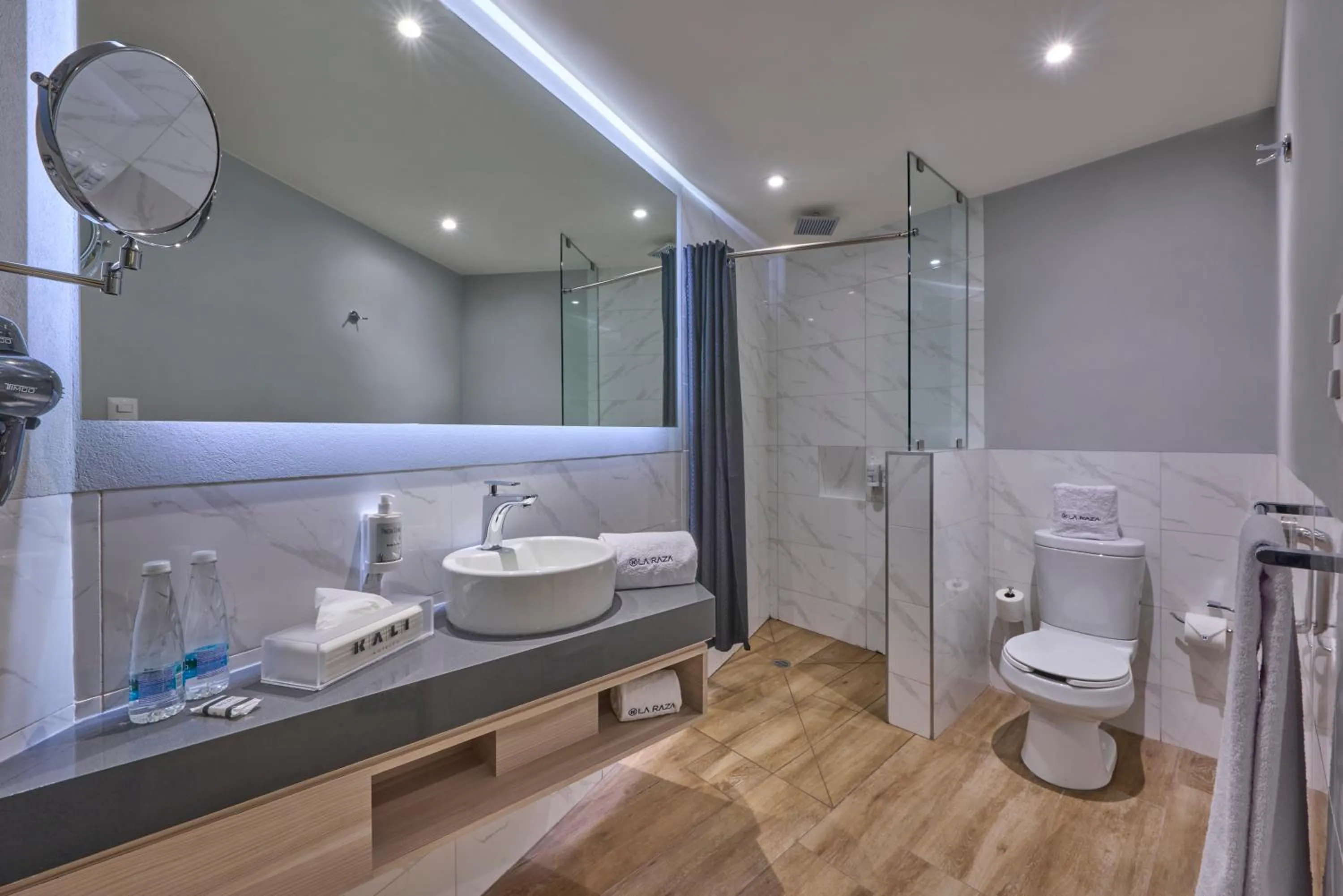 Shower in KALI La Raza Mexico City