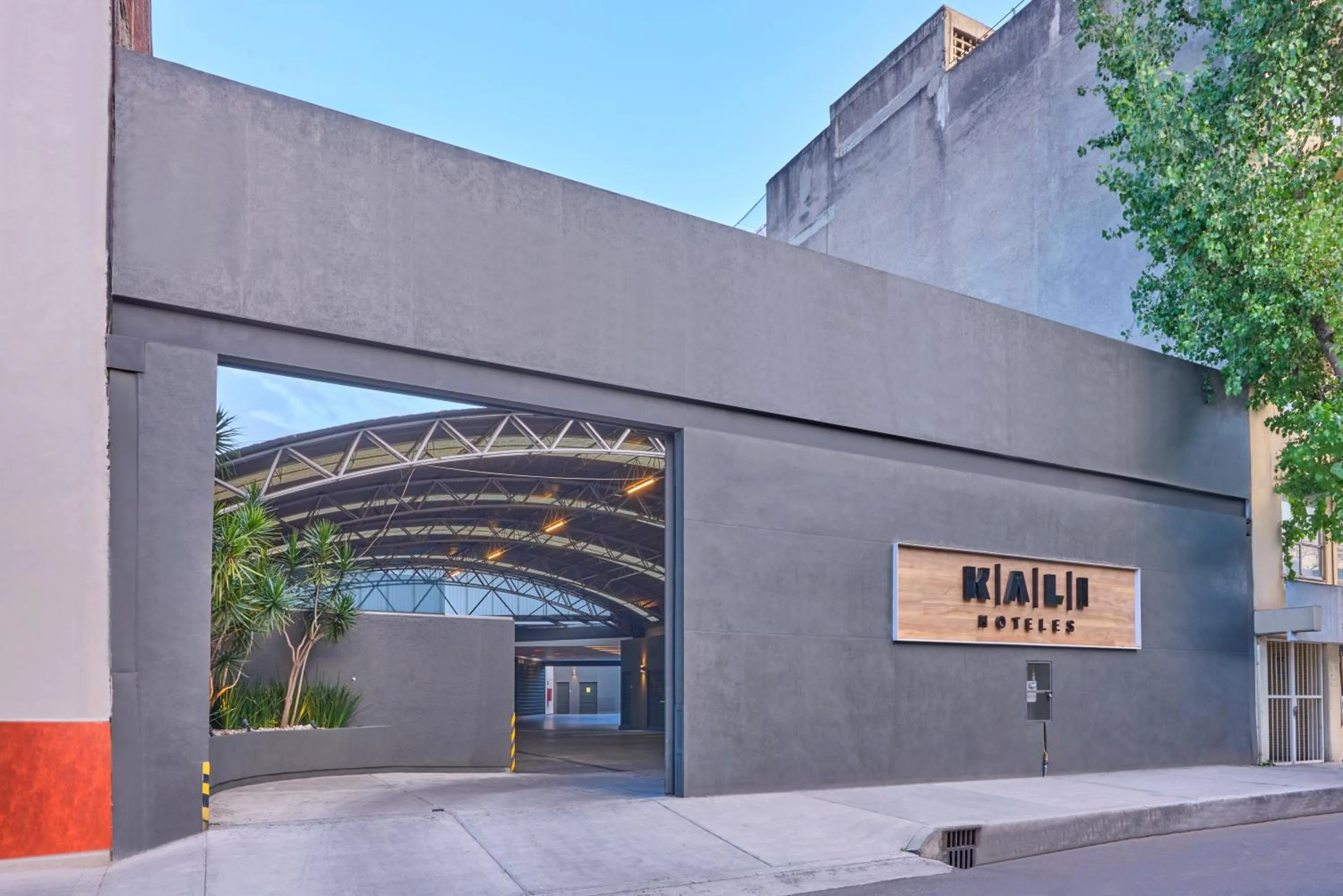 Facade/entrance in KALI La Raza Mexico City