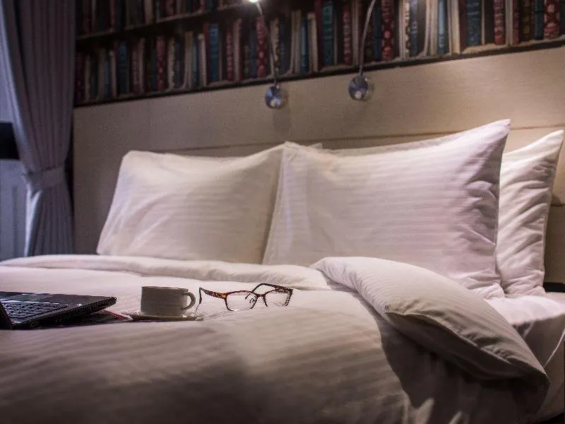 Bed in Yi Su Hotel-Taipei Ningxia