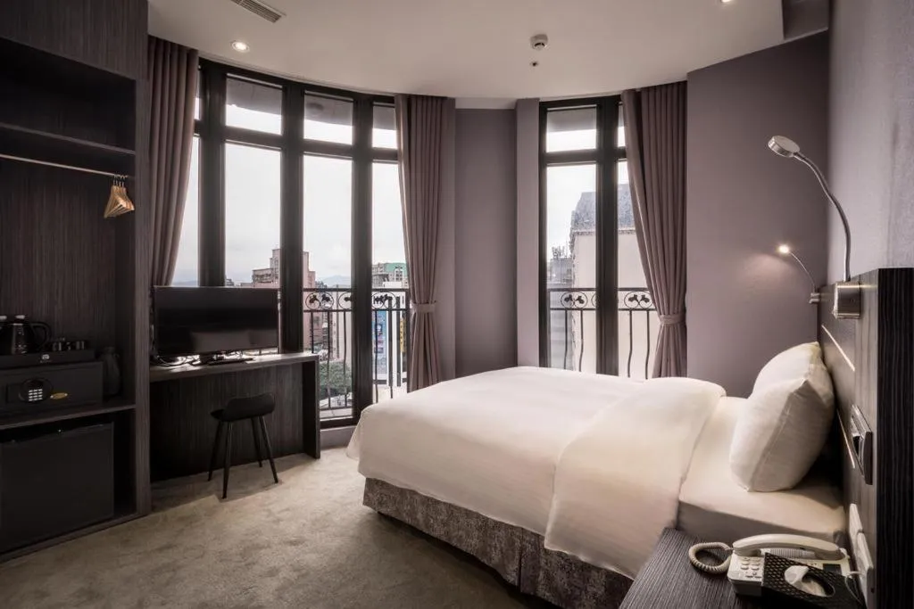 Bed in Yi Su Hotel-Taipei Ningxia