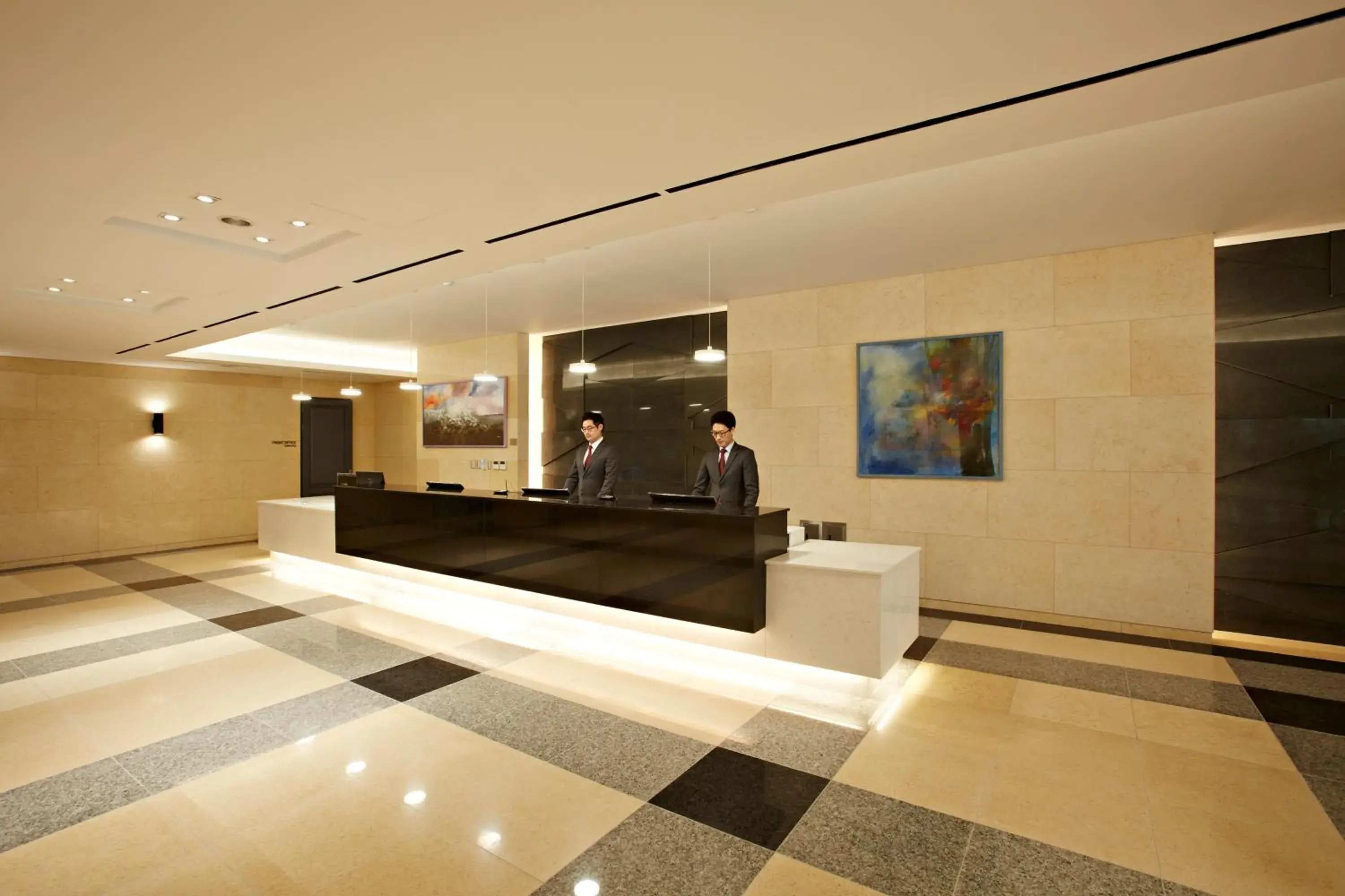 Lobby or reception in Hotel Prumir Lobby or reception in Hotel Prumir
