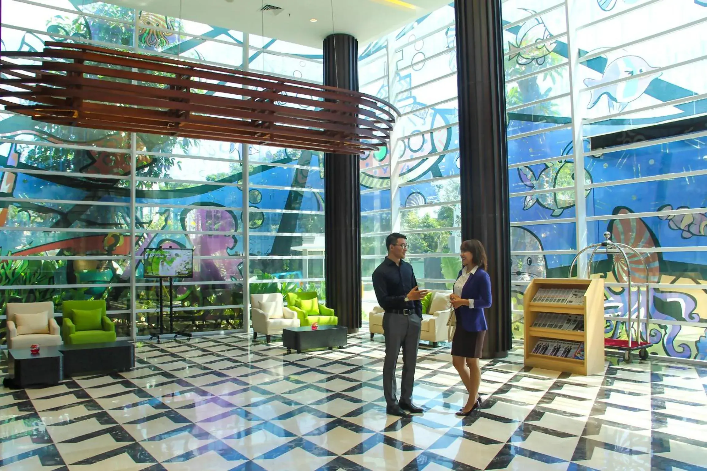 Lobby or reception in MaxOneHotels at Resort Makassar Lobby or reception in MaxOneHotels at Resort Makassar