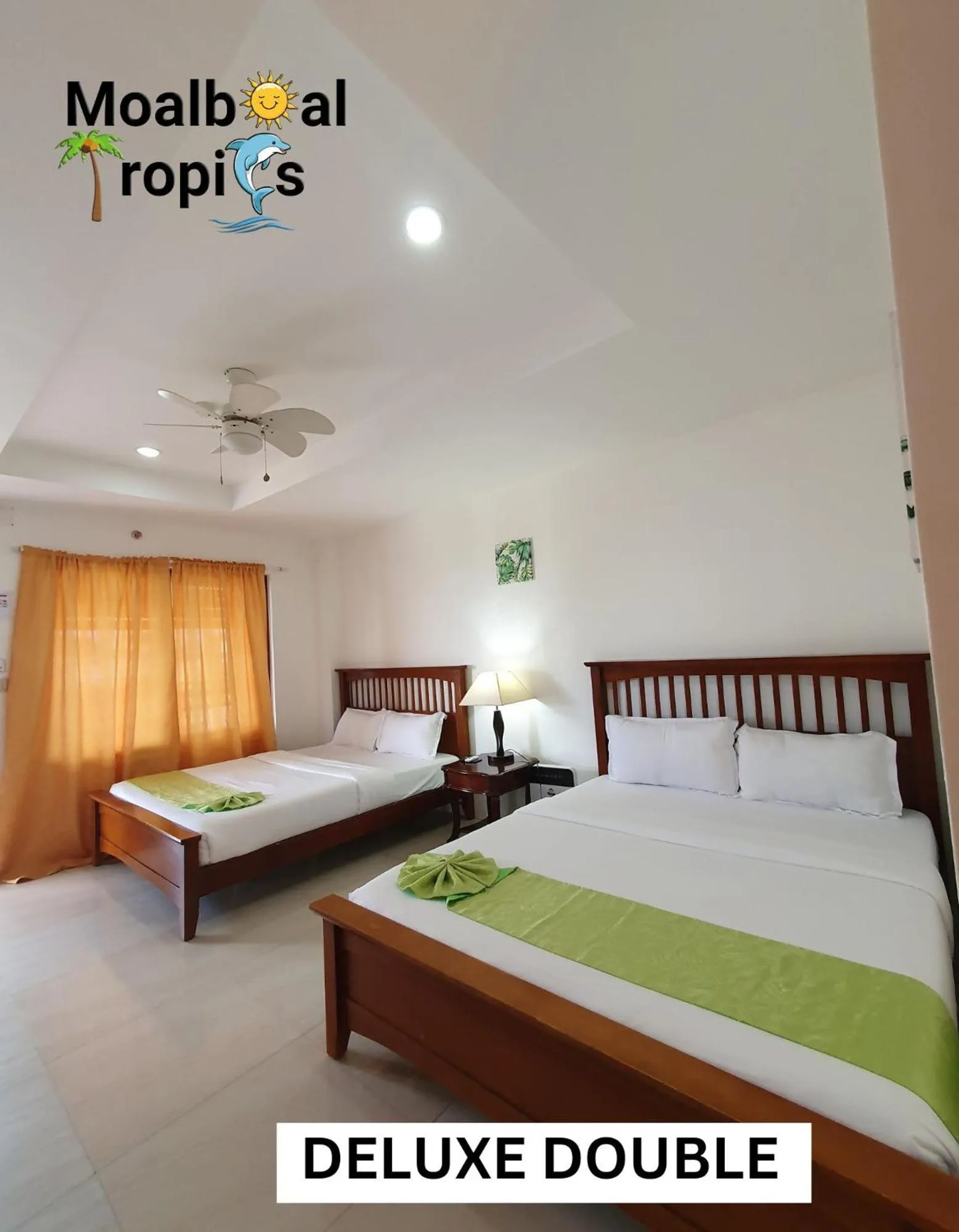 Bedroom, Bed in Moalboal Tropics