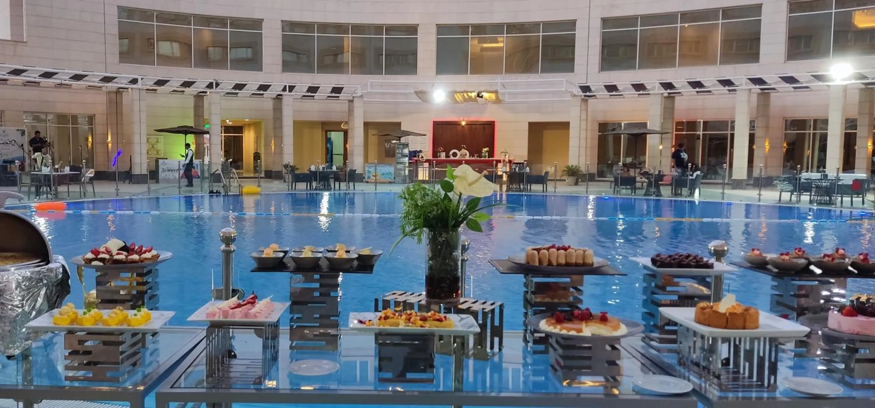 Pool view in Millennium Hail Hotel