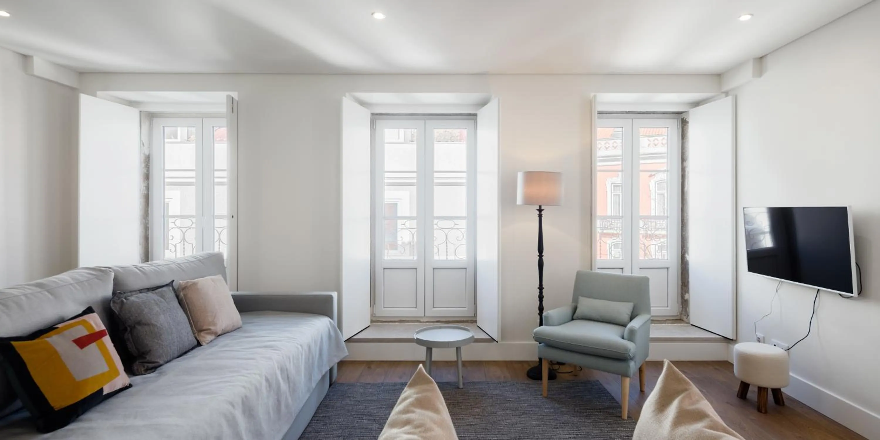 Living room in Lisbon Serviced Apartments - Bairro Alto