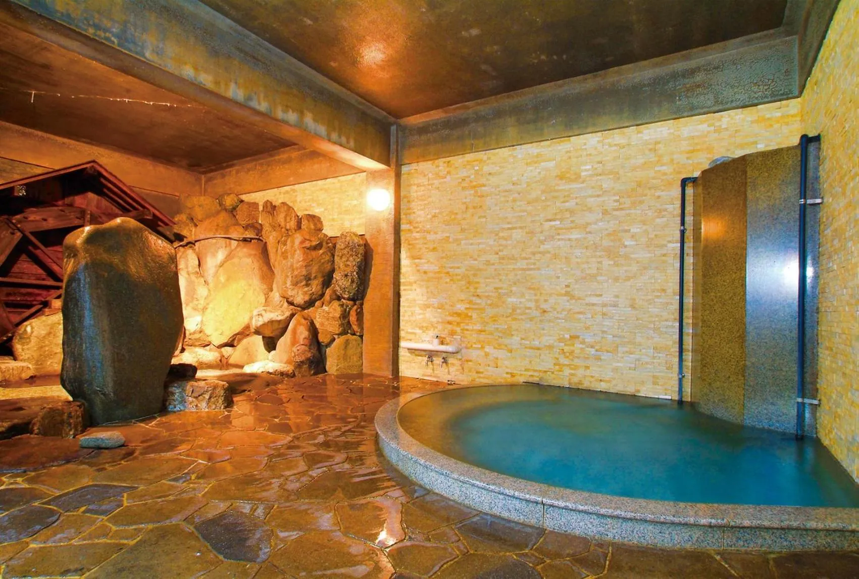 Hot Spring Bath in Irori Houraku