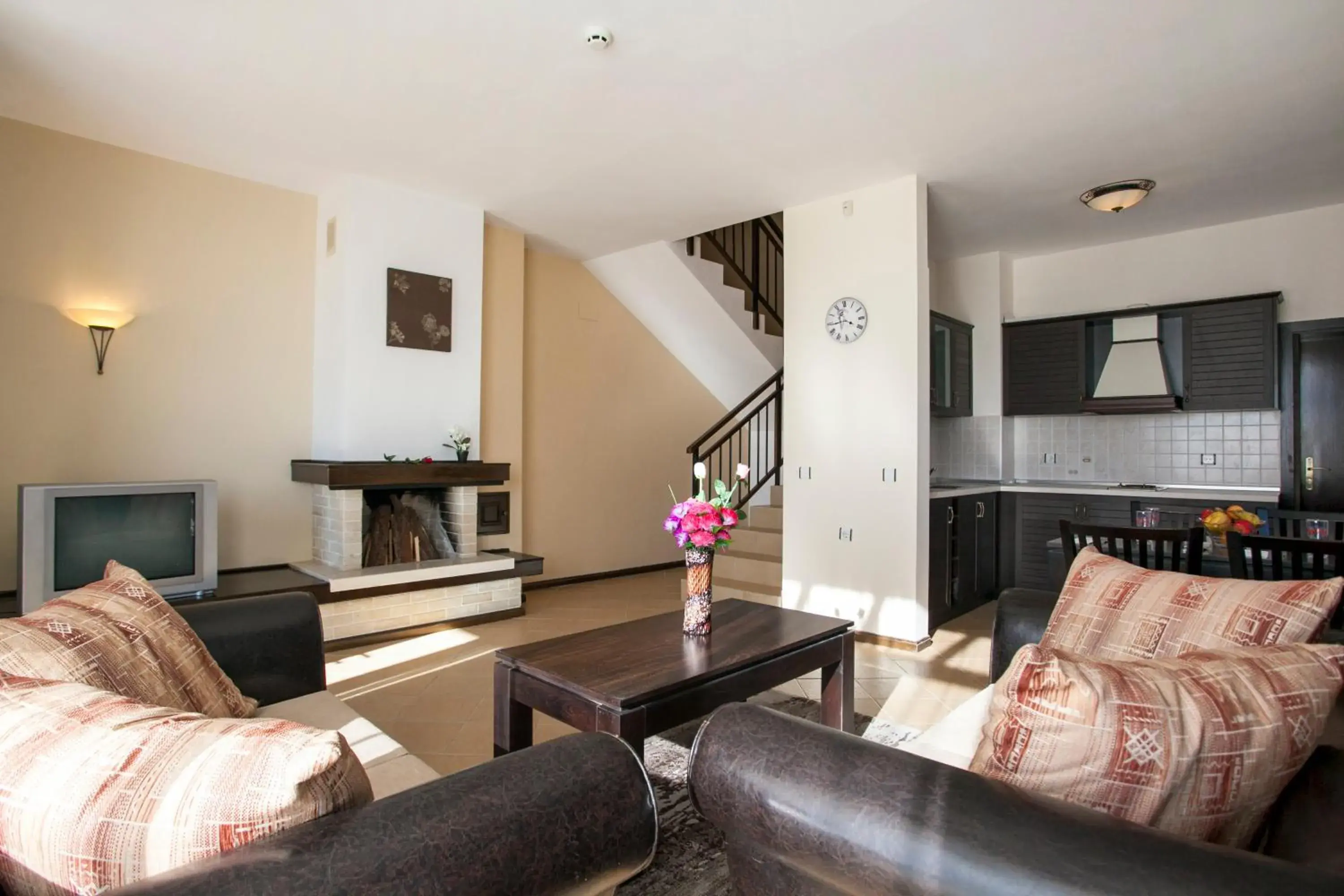 Living room in Къщи за гости КООП Добринище - Holiday Villages COOP Dobrinishte Living room in Къщи за гости КООП Добринище - Holiday Villages COOP Dobrinishte