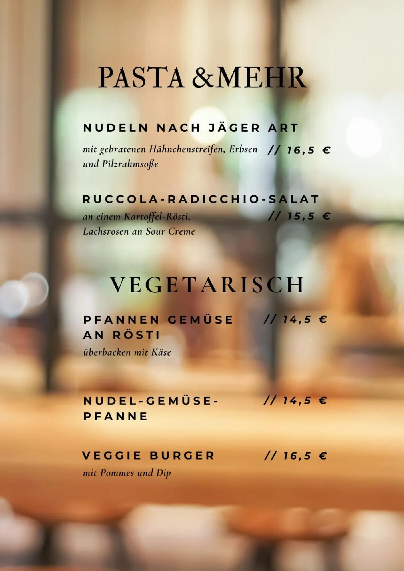 Restaurant/places to eat in Hochwald Lodge