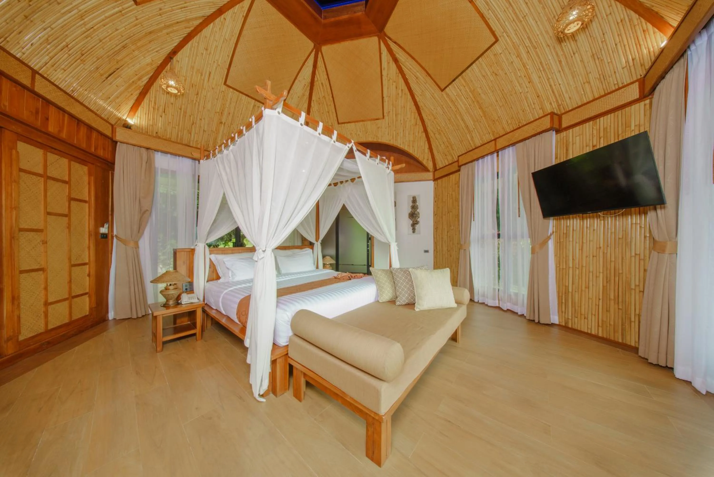 Bed in Aonang Fiore Resort