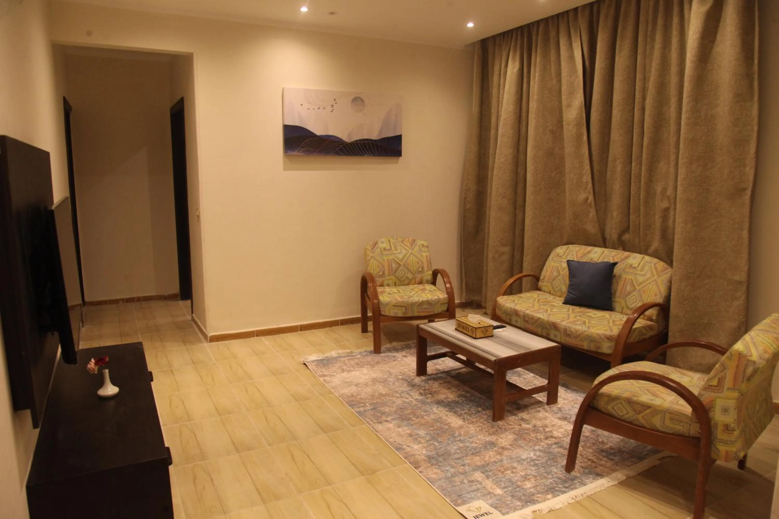 Seating area in Jewel Assiut Hotel