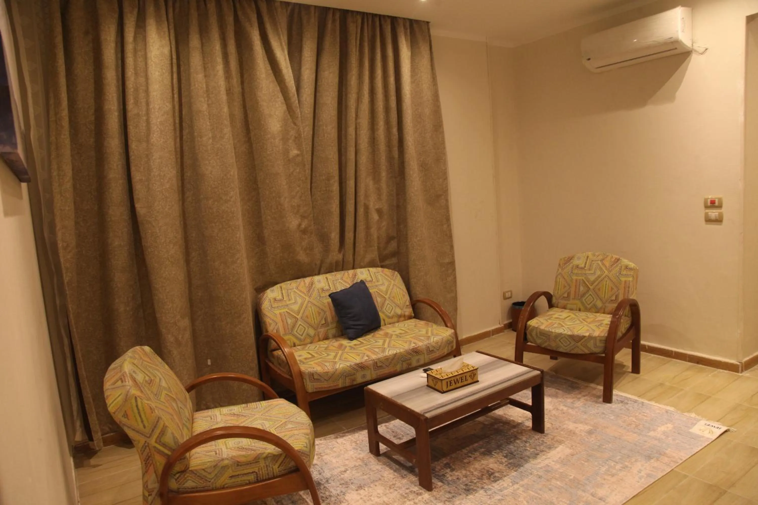 Seating area in Jewel Assiut Hotel