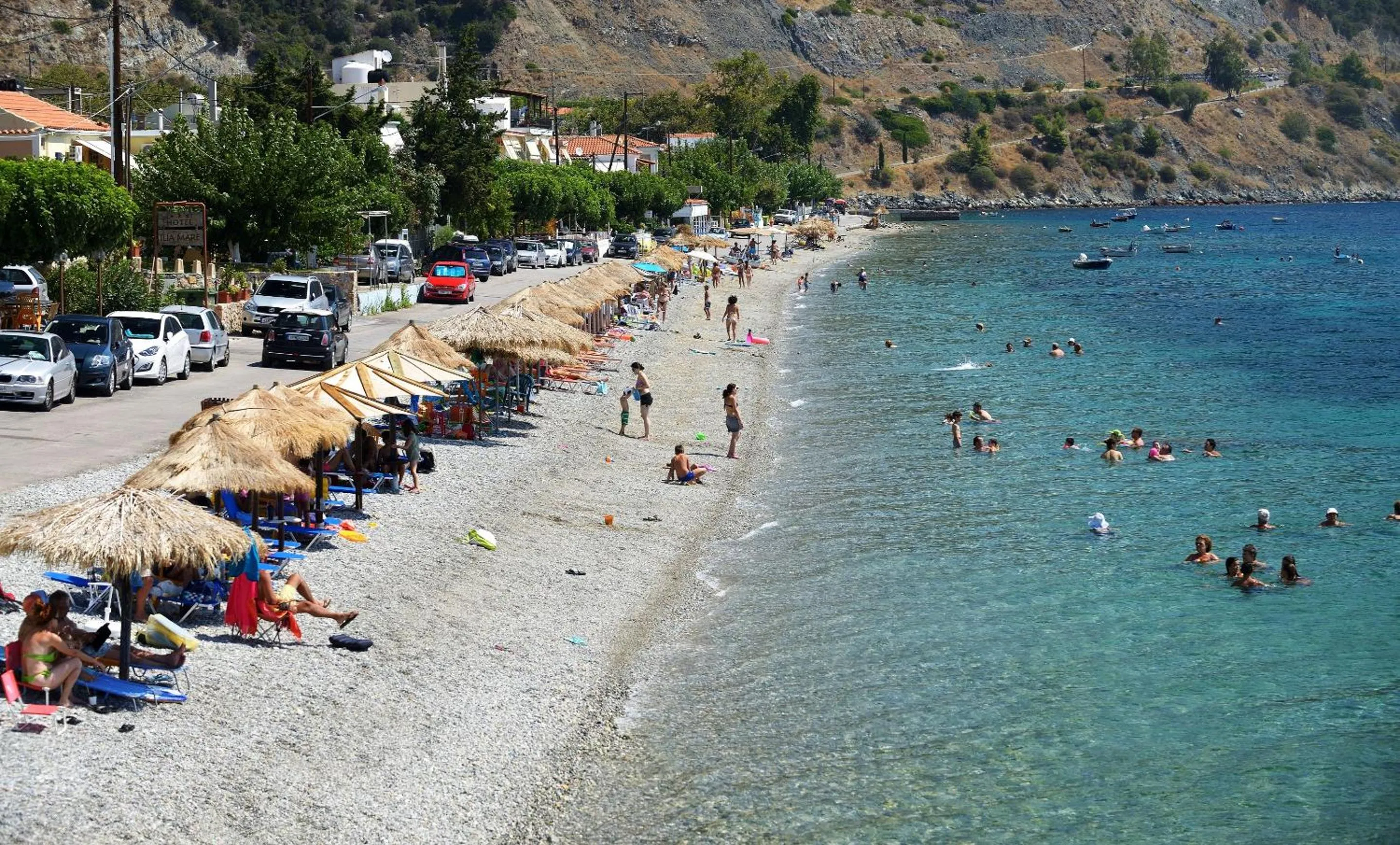 Beach in Pharos Rooms