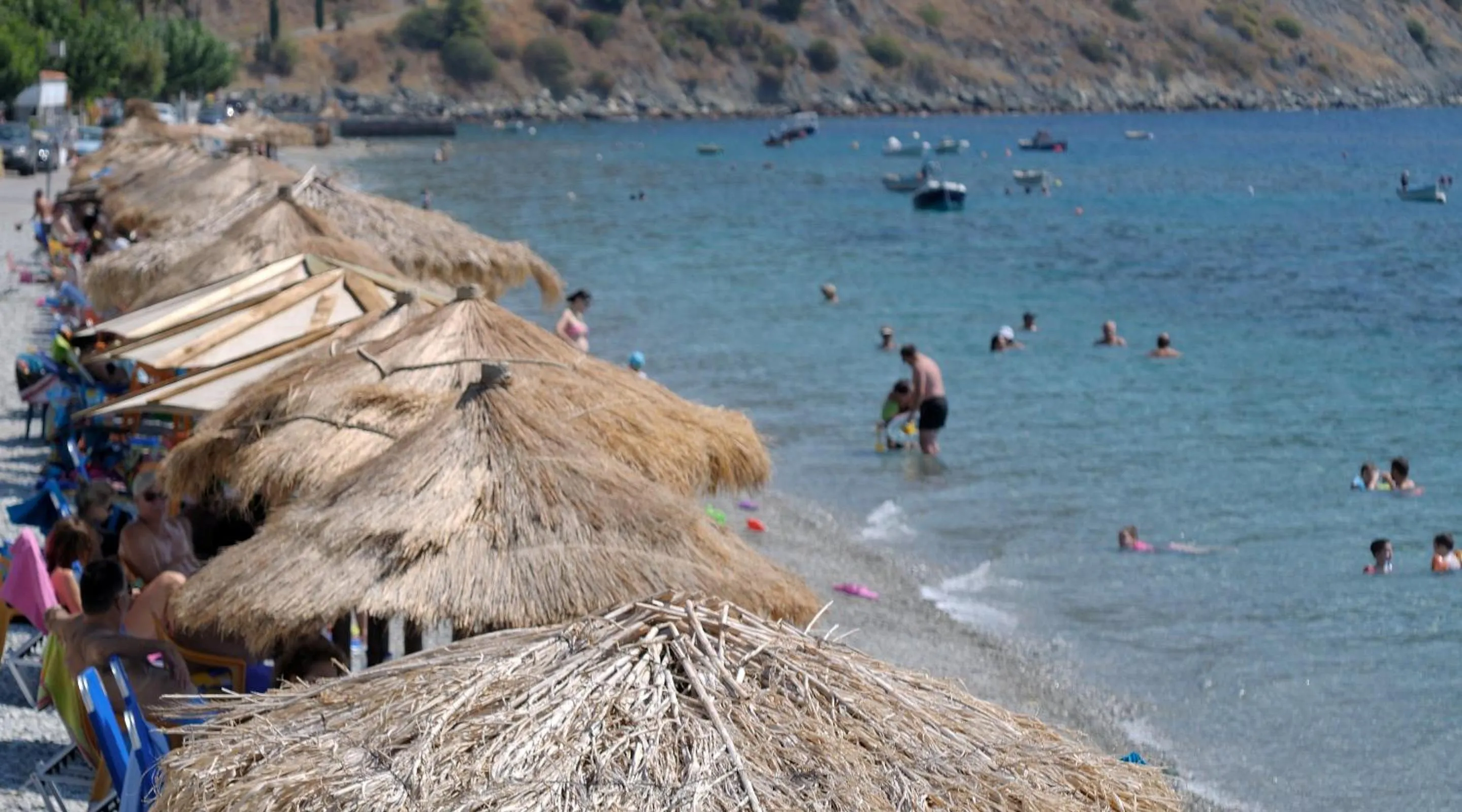 Beach in Pharos Rooms