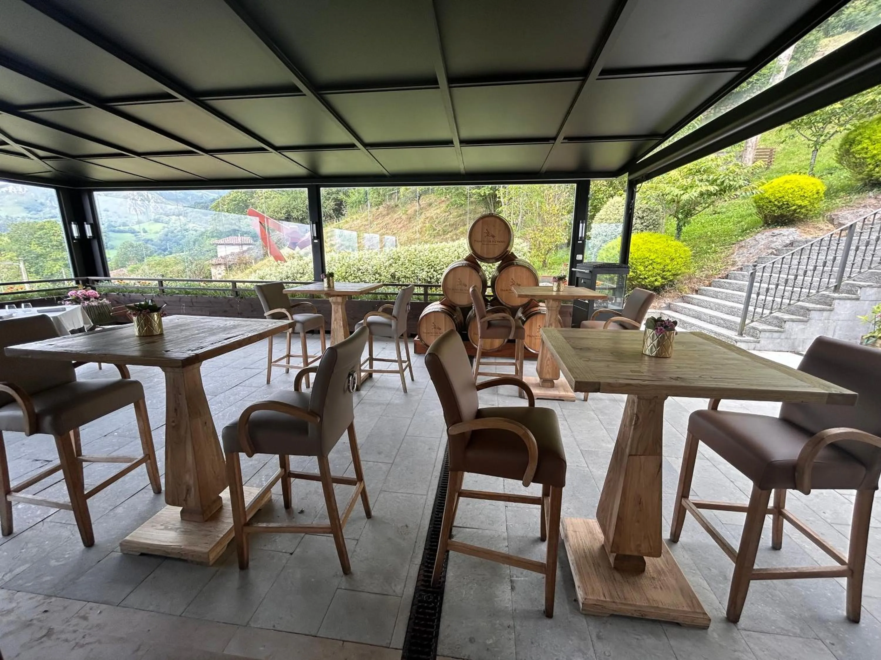 Patio in Puebloastur Eco Resort Hotel & Spa Gran Lujo