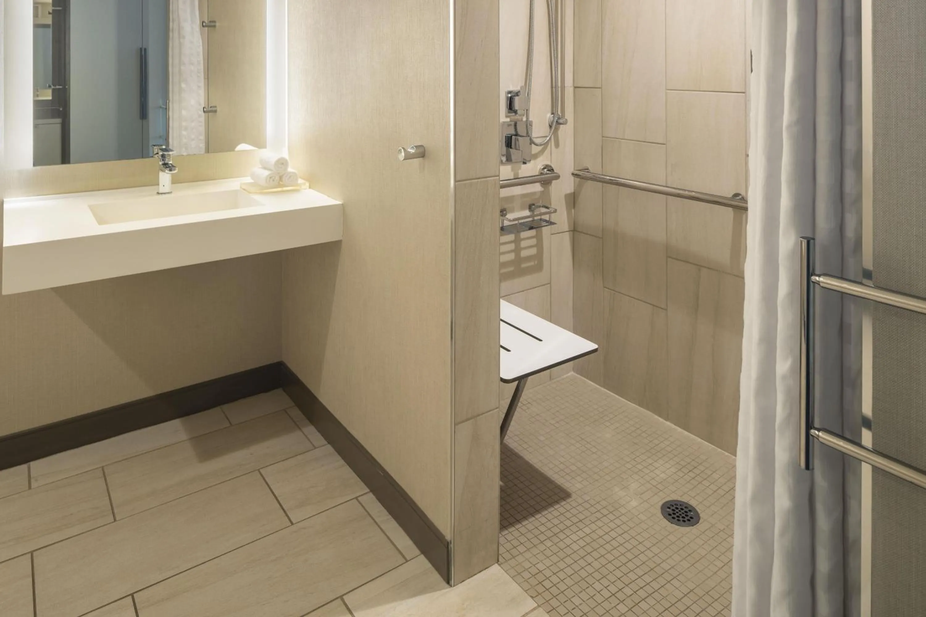 Bathroom in Hilton Cleveland Downtown