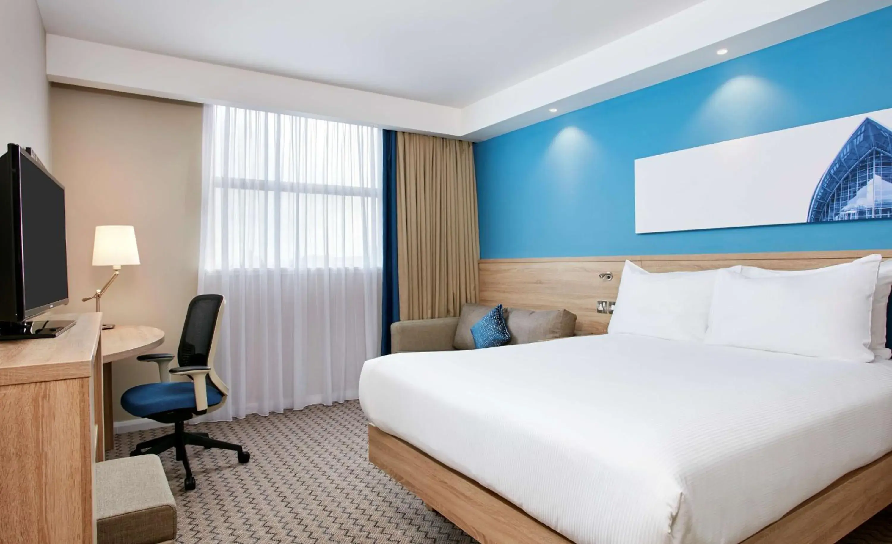 Bed in Hampton by Hilton Glasgow Central Bed in Hampton by Hilton Glasgow Central