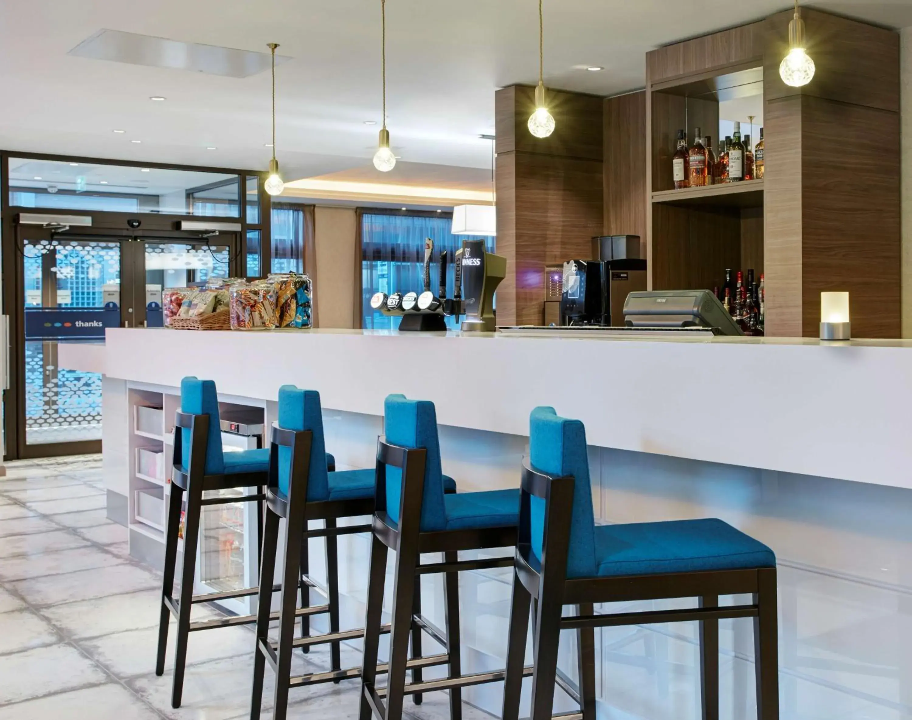 Lounge or bar in Hampton by Hilton Glasgow Central Lounge or bar in Hampton by Hilton Glasgow Central