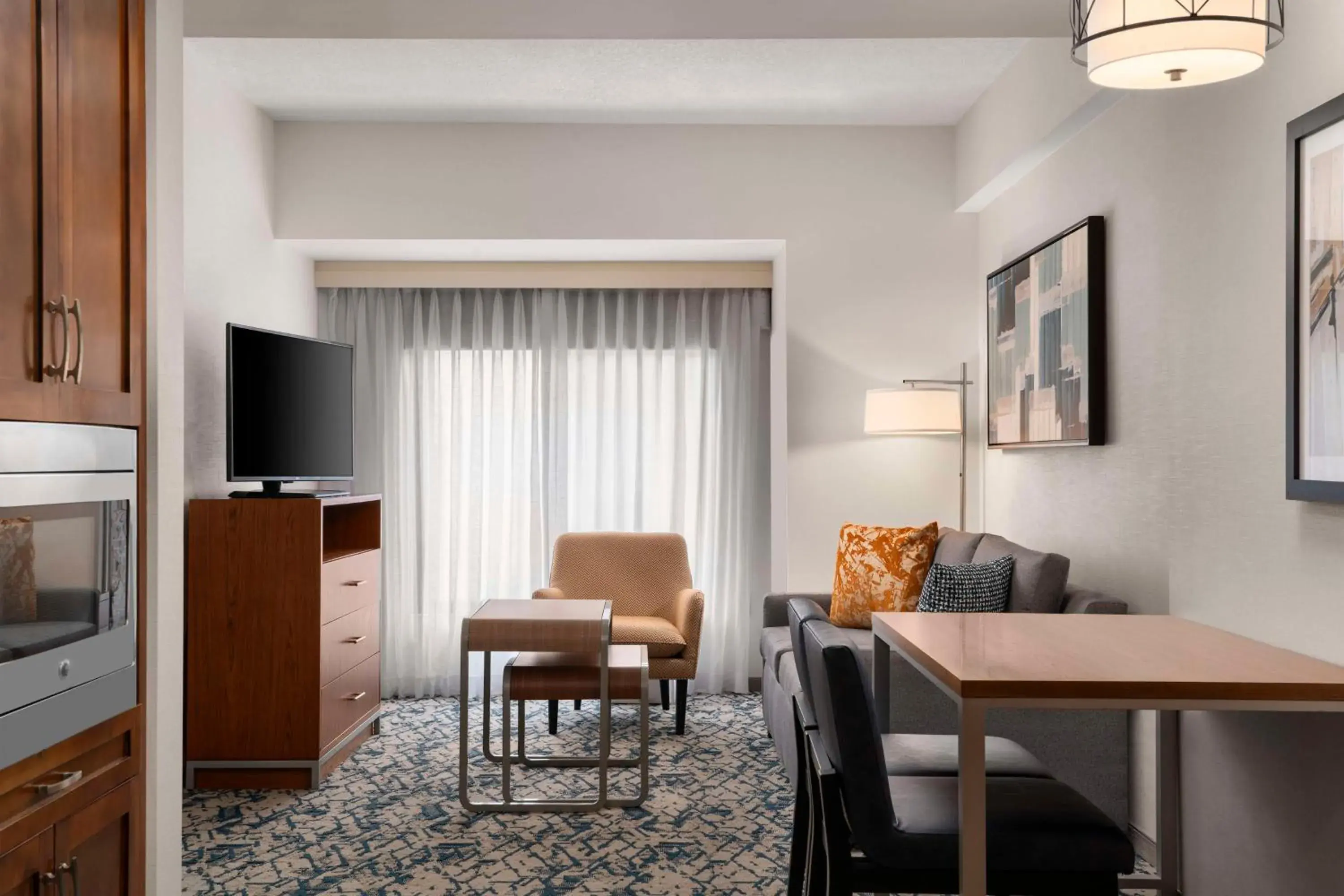 Living room in Homewood Suites by Hilton Boston Brookline-Longwood Medical Living room in Homewood Suites by Hilton Boston Brookline-Longwood Medical