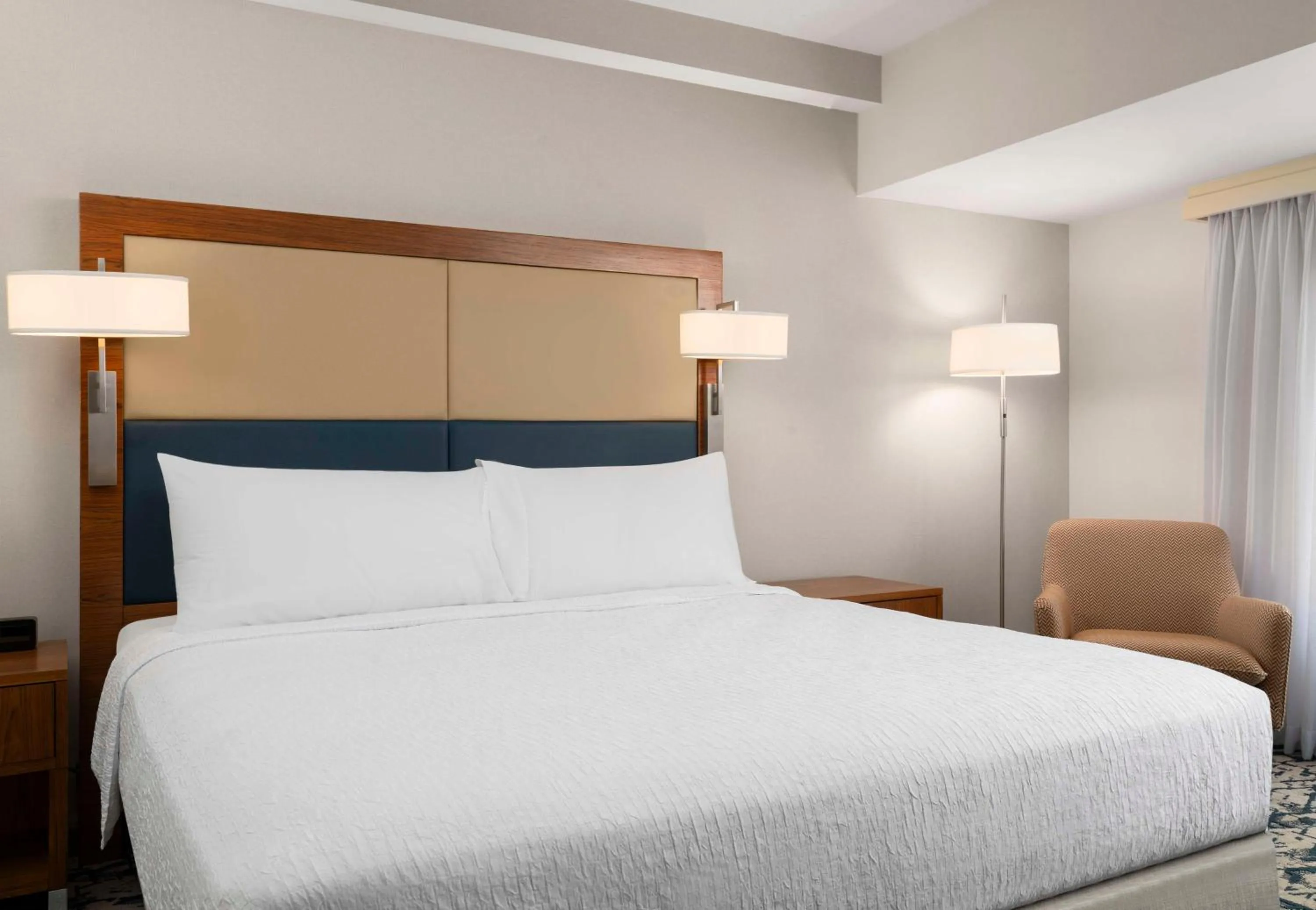 Bed in Homewood Suites by Hilton Boston Brookline-Longwood Medical