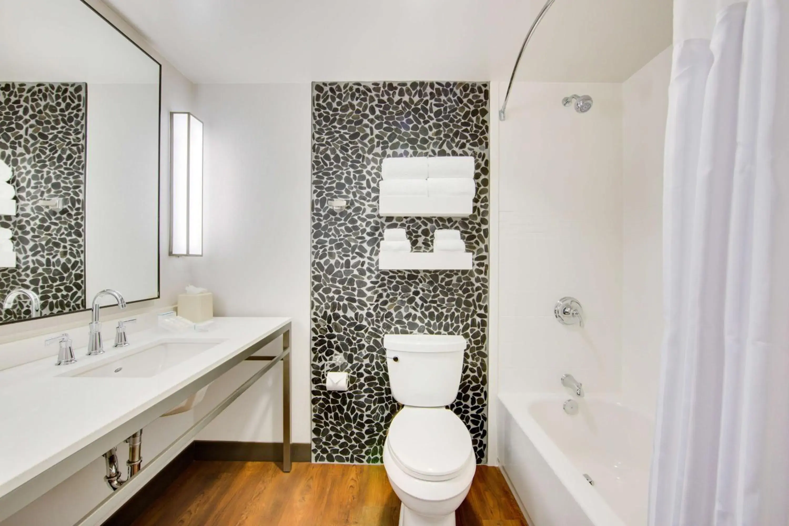 Bathroom in Hilton Garden Inn North Houston Spring Bathroom in Hilton Garden Inn North Houston Spring