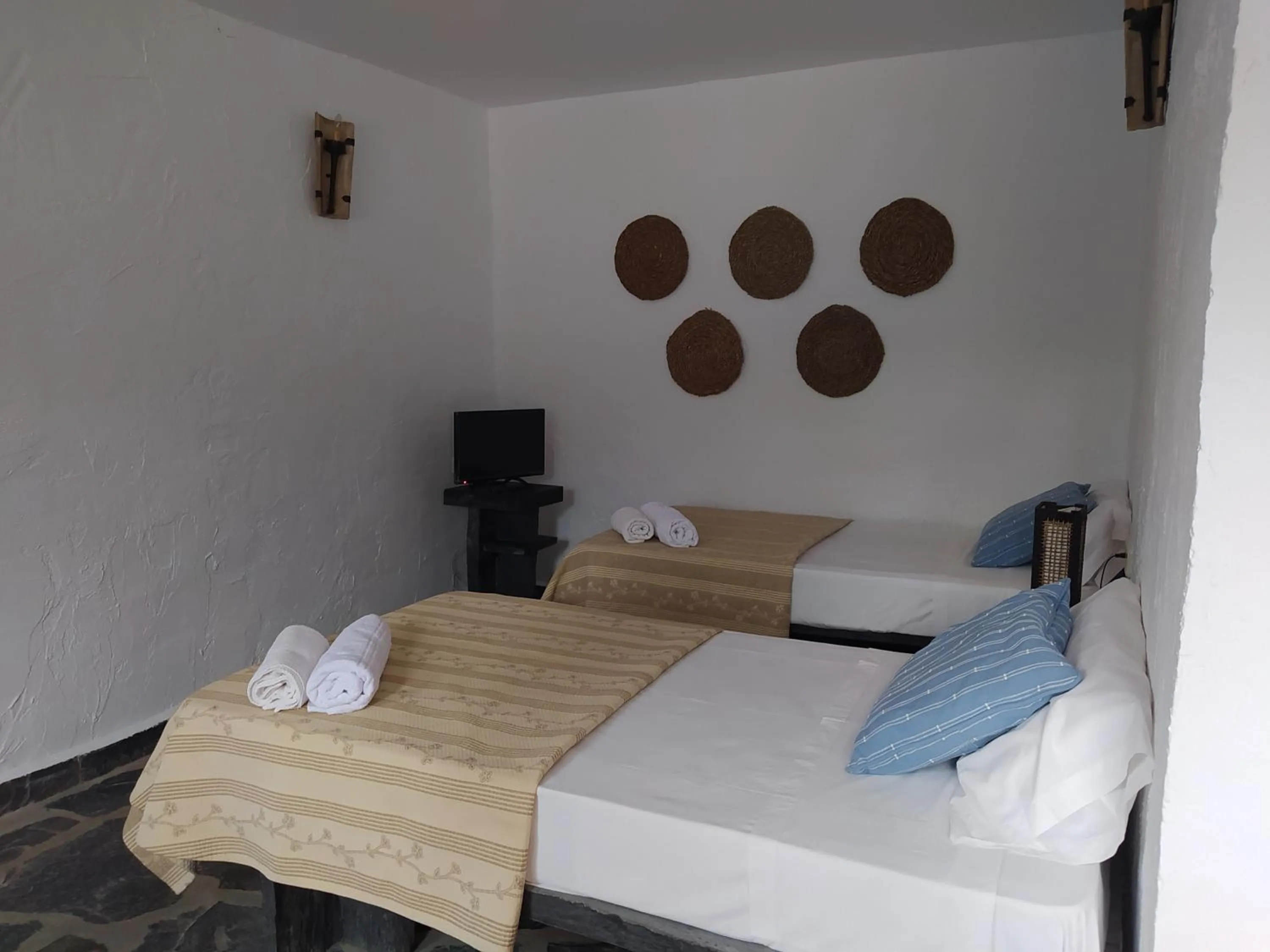 Bed in Hotel Rural La Marmita de Ahlam