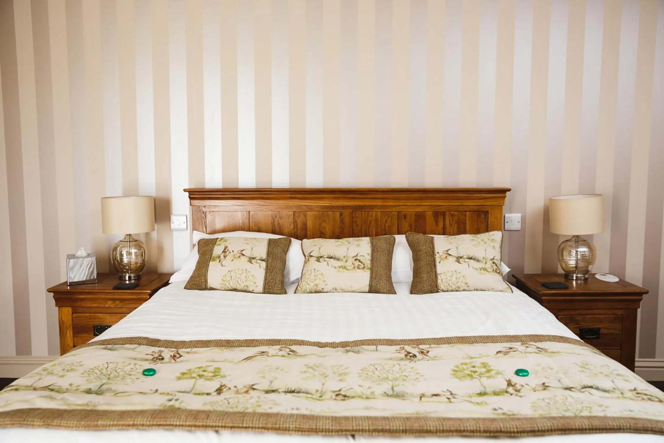 Bed in Glen Clova Hotel & Luxury Lodges