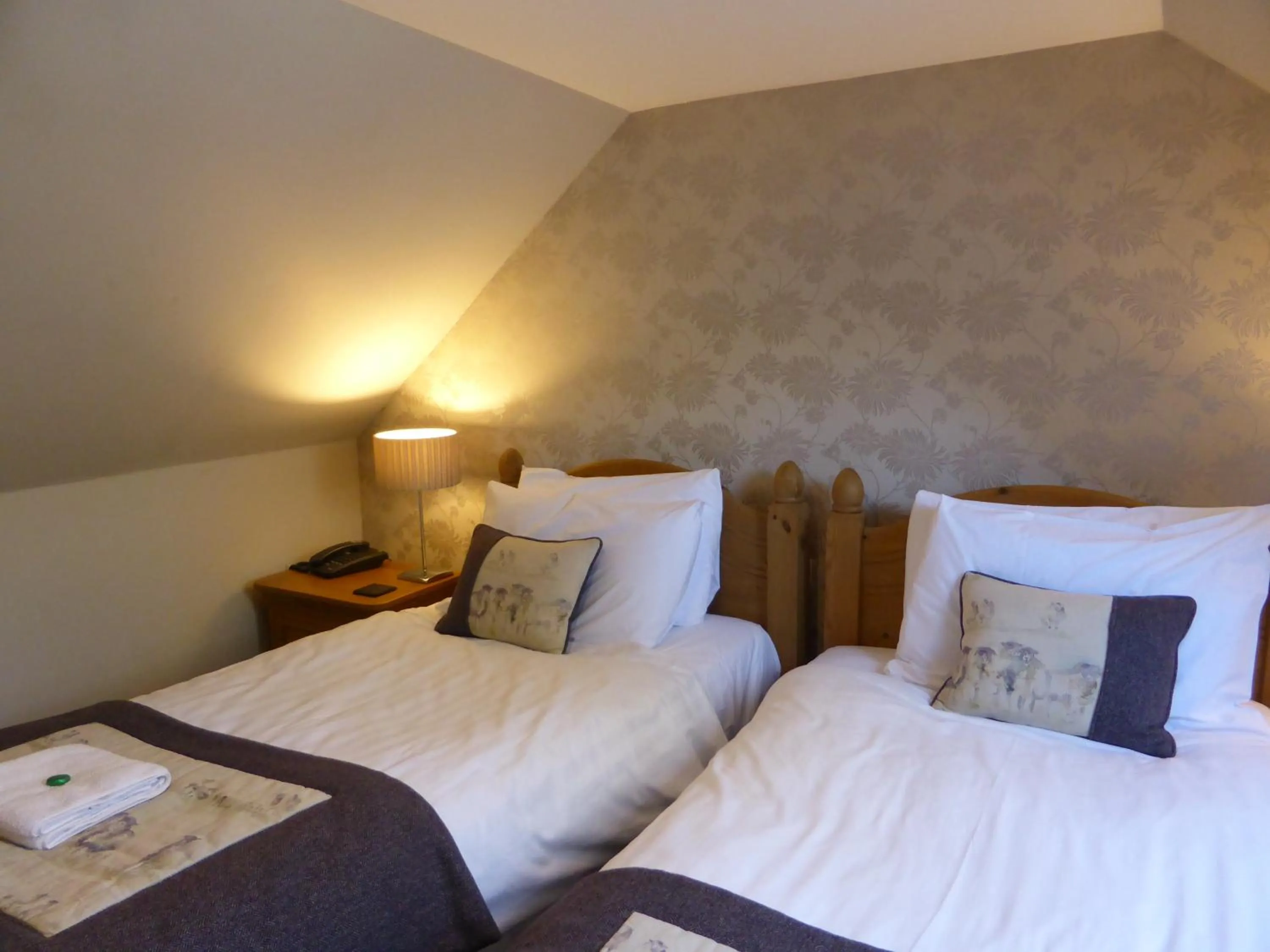 Bed in Glen Clova Hotel & Luxury Lodges