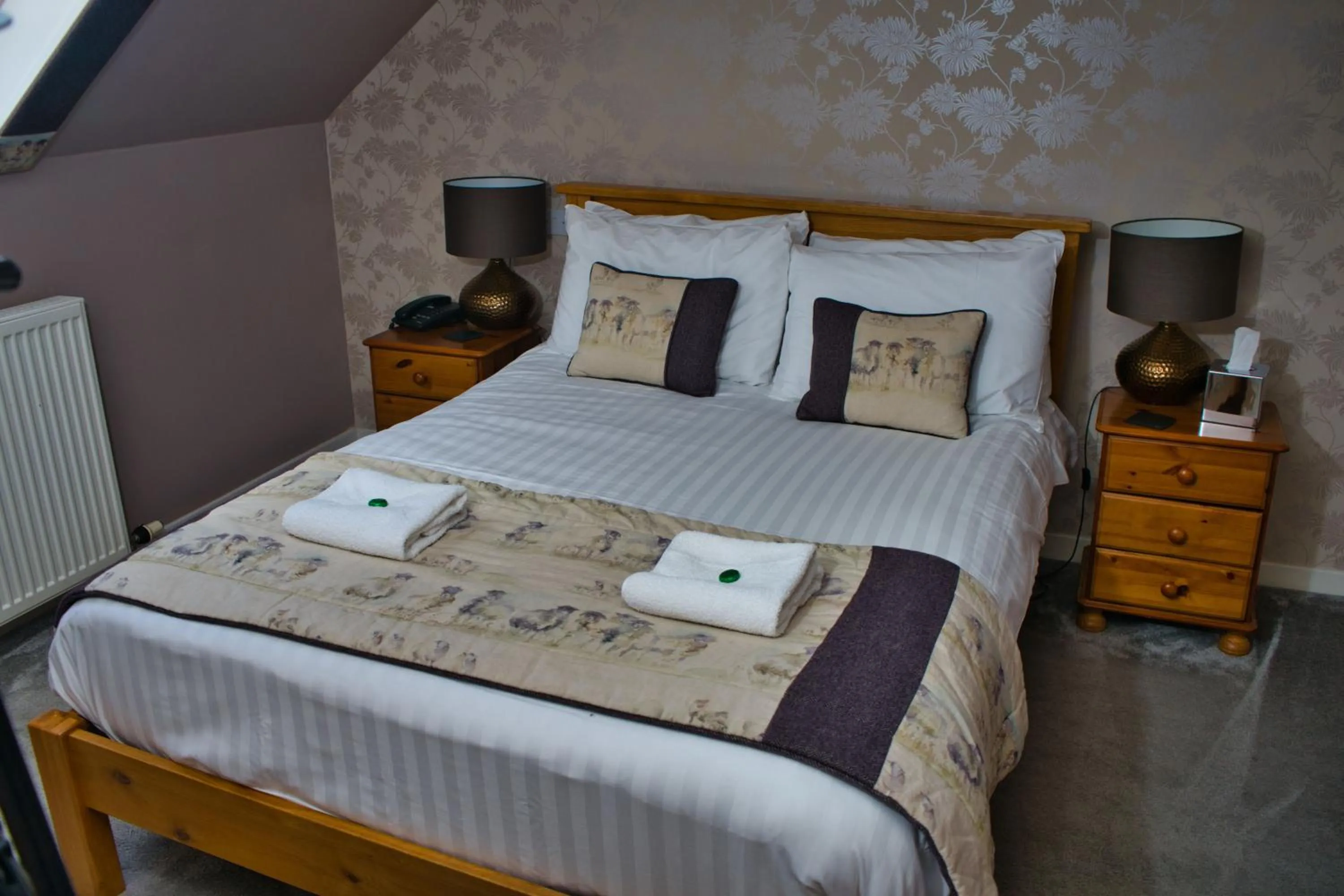 Bed in Glen Clova Hotel & Luxury Lodges