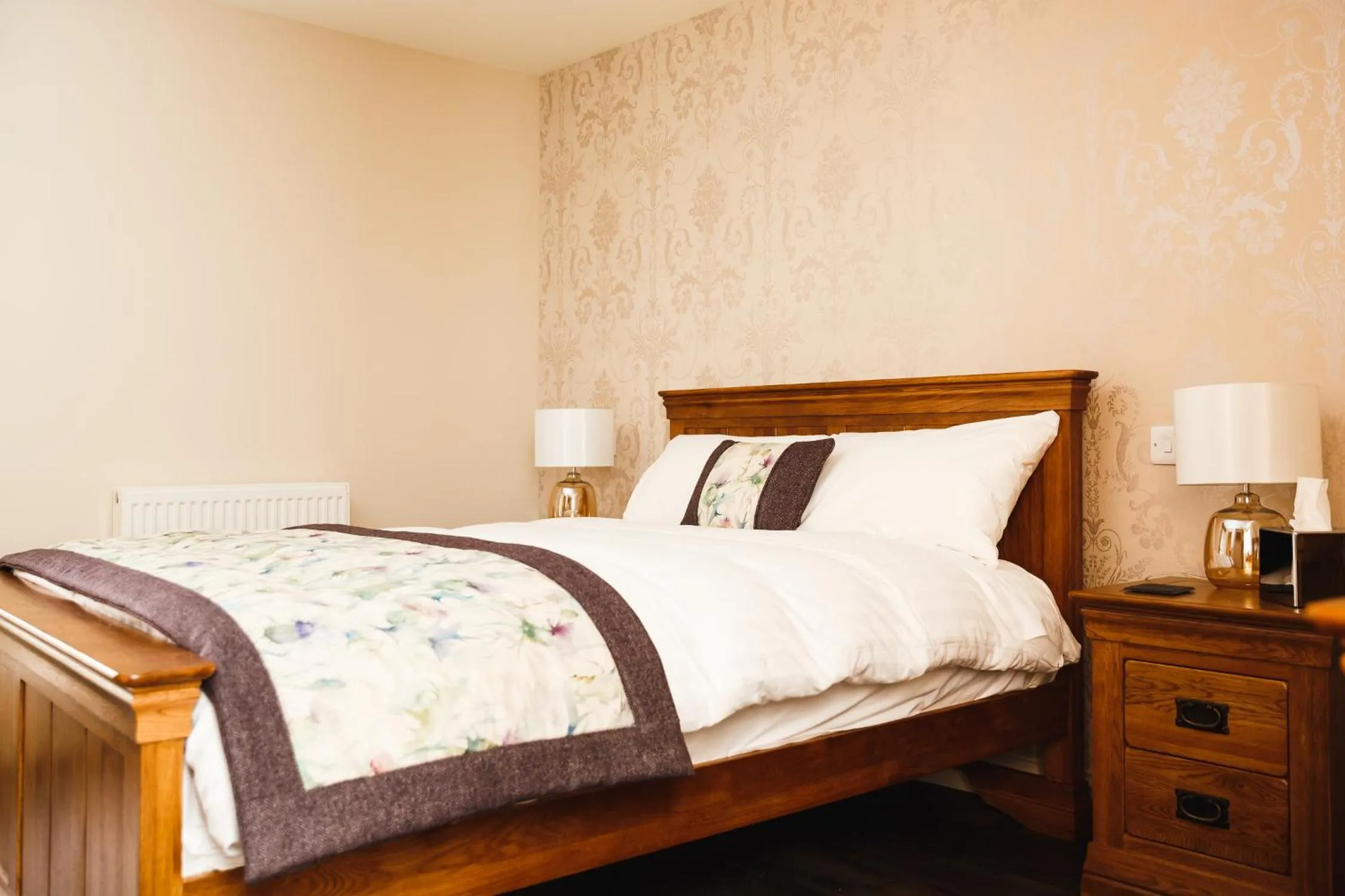 Bed in Glen Clova Hotel & Luxury Lodges
