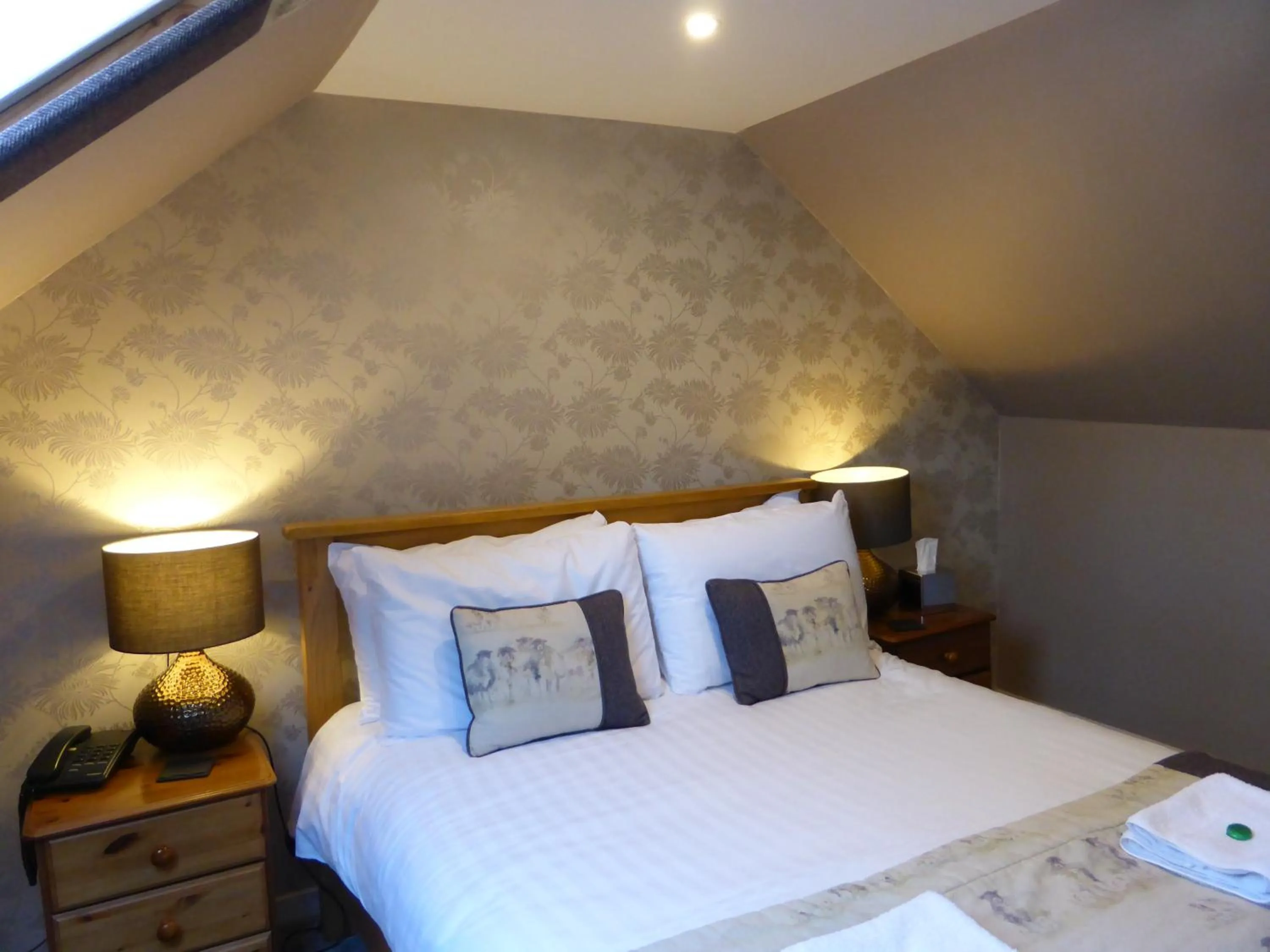 Bed in Glen Clova Hotel & Luxury Lodges