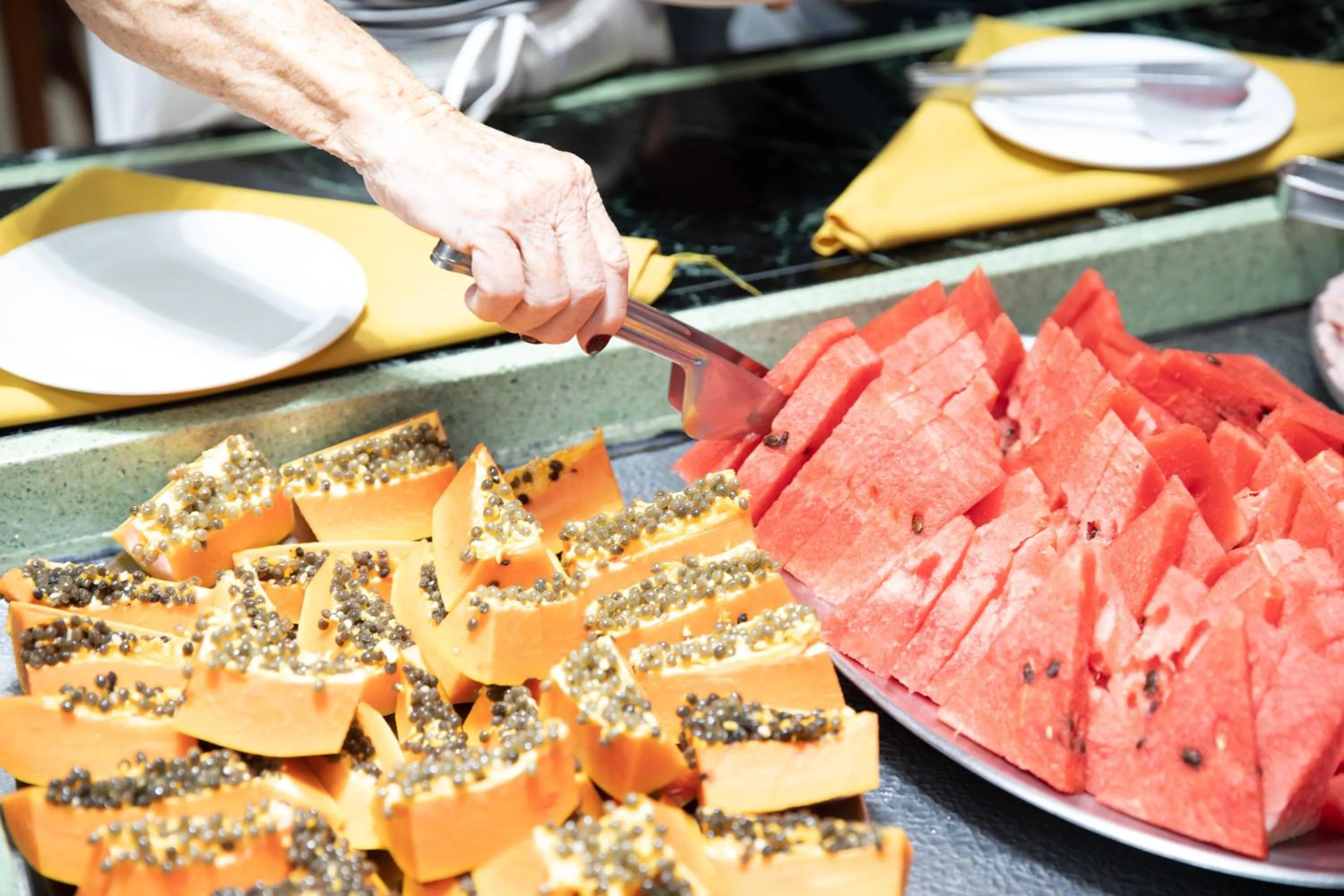 Buffet breakfast in Casa Blanca Park Hotel