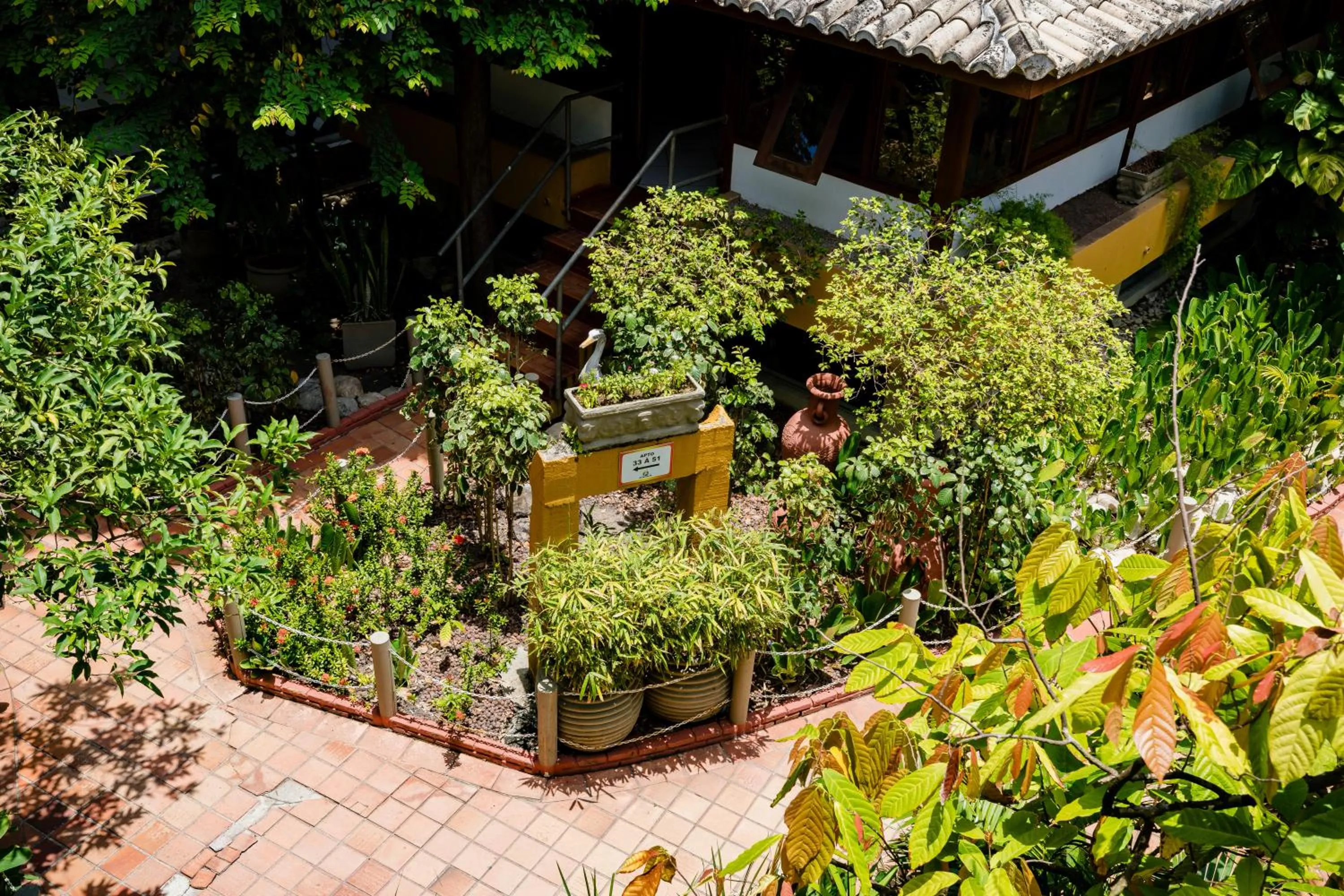 Garden view in Casa Blanca Park Hotel