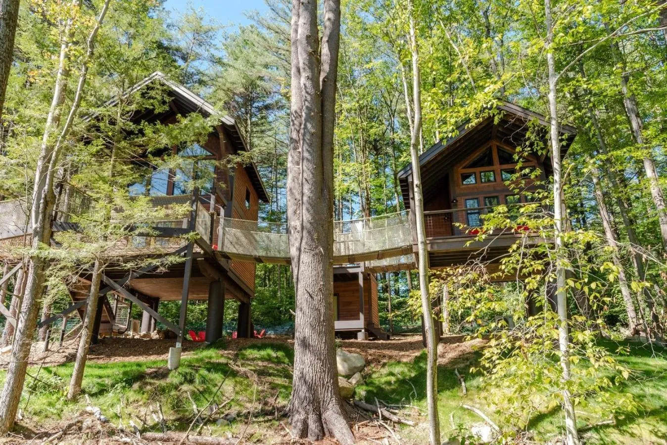 Trekker, Treehouses cabins and lodge rooms