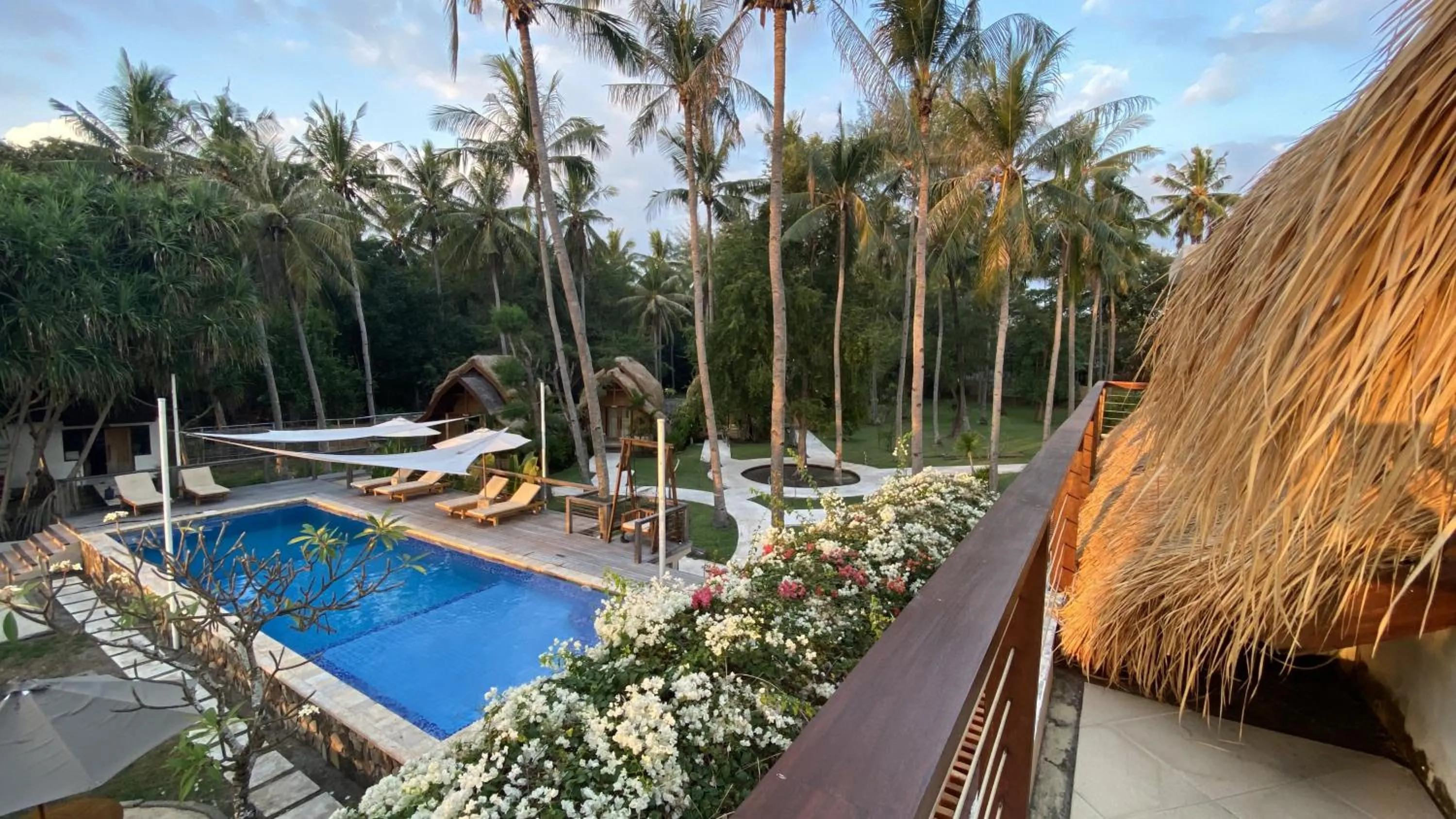 Pool view in Vyaana Resort Gili Air