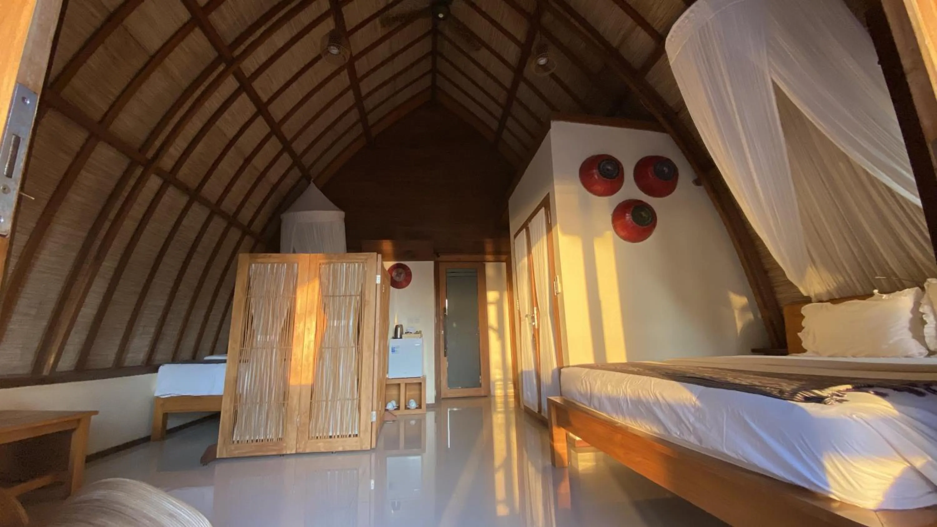 People, Bed in Vyaana Resort Gili Air