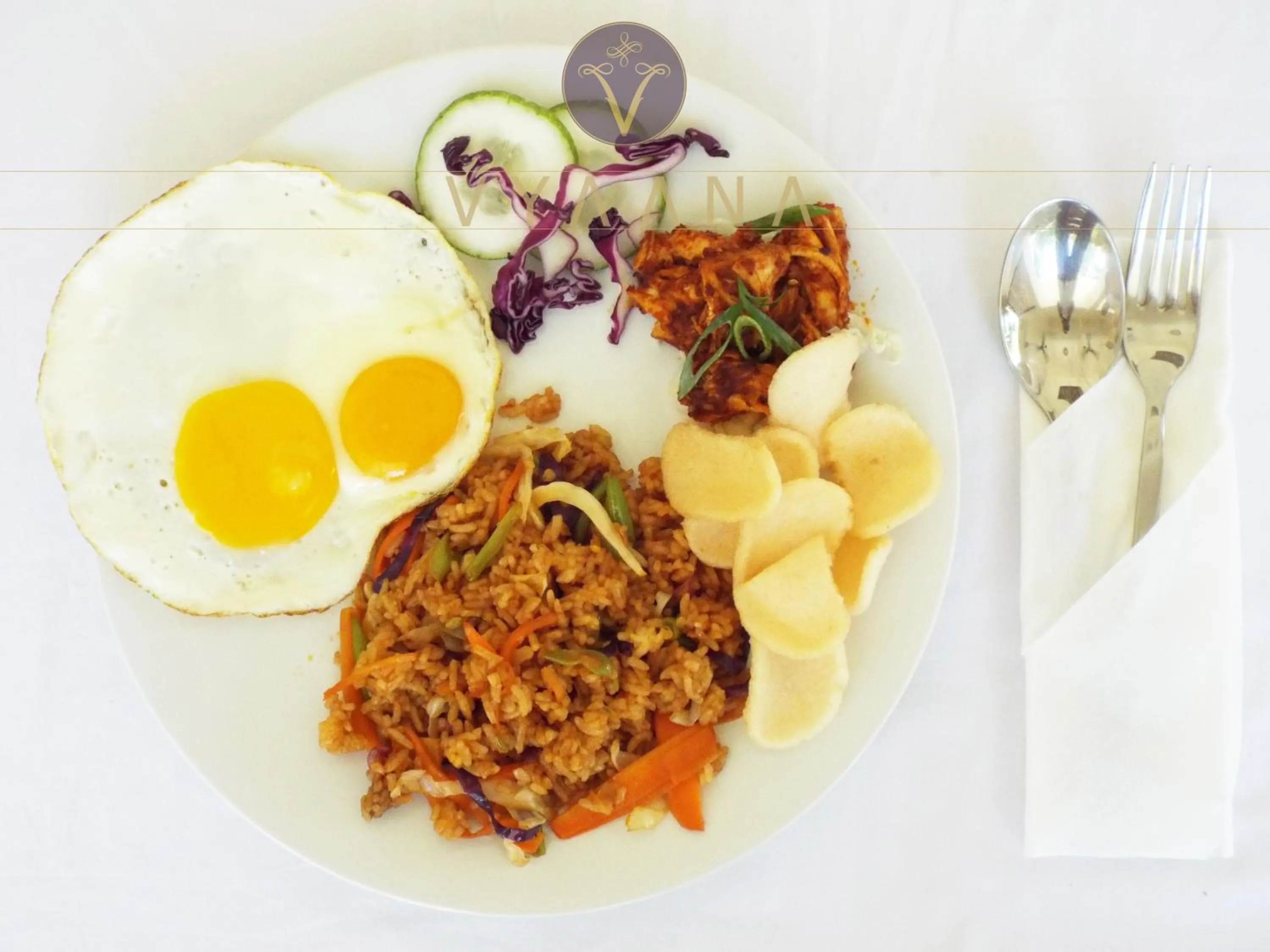 Asian breakfast in Vyaana Resort Gili Air