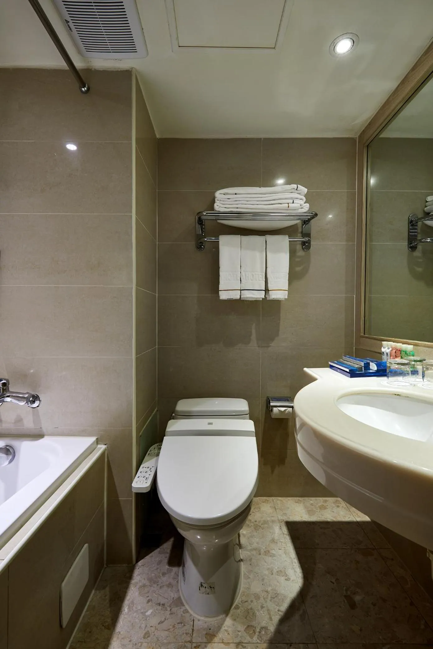 Bathroom in K Hotel Taipei