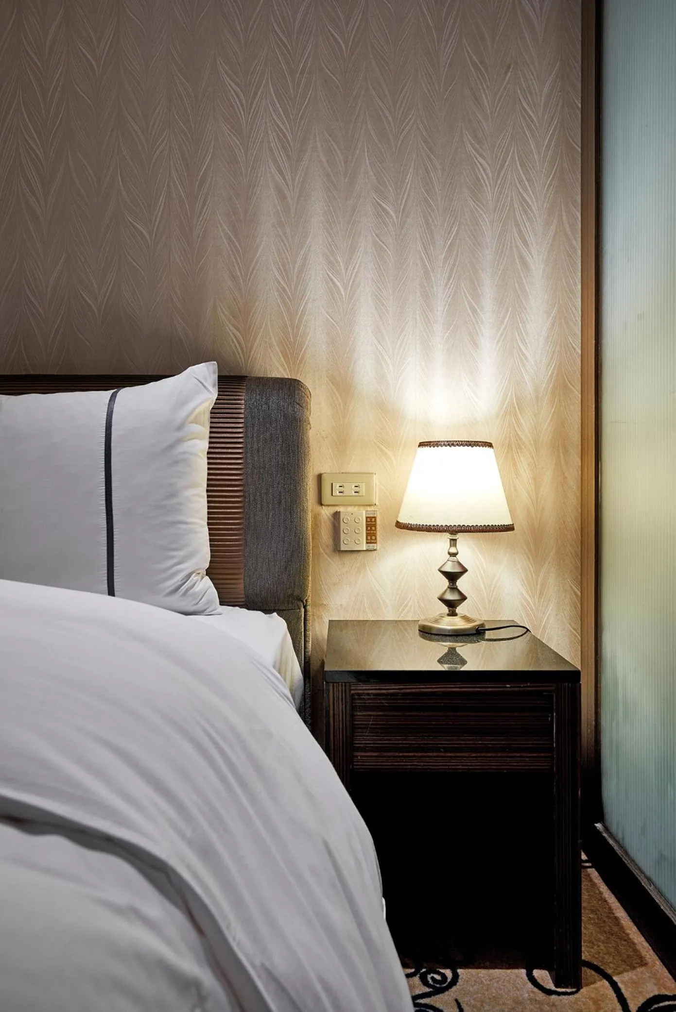 On site, Bed in K Hotel Taipei