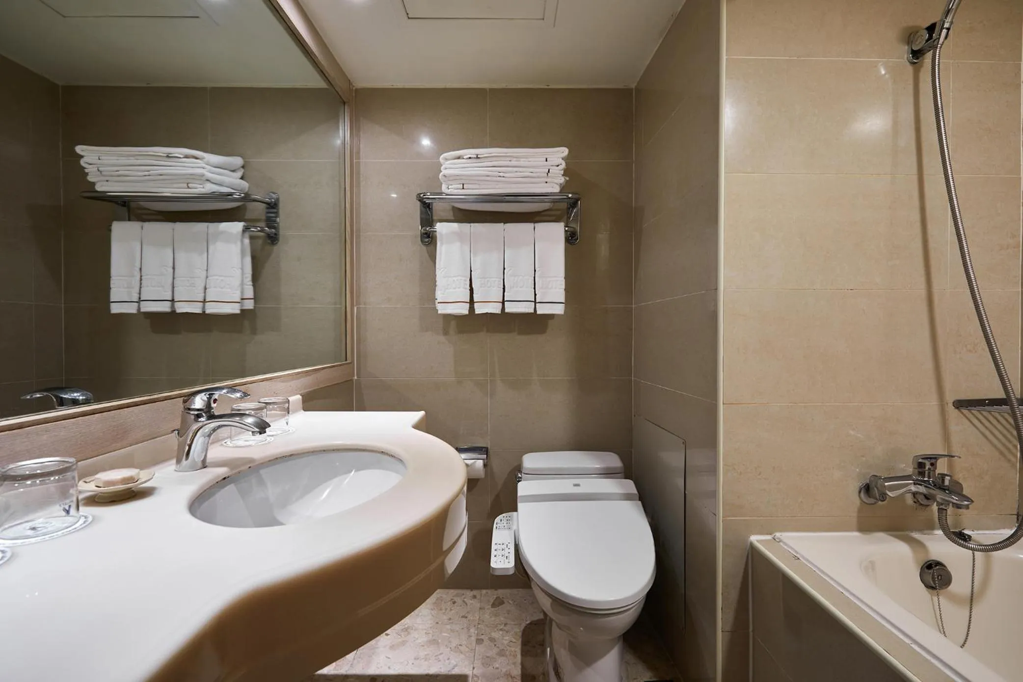 Bathroom in K Hotel Taipei