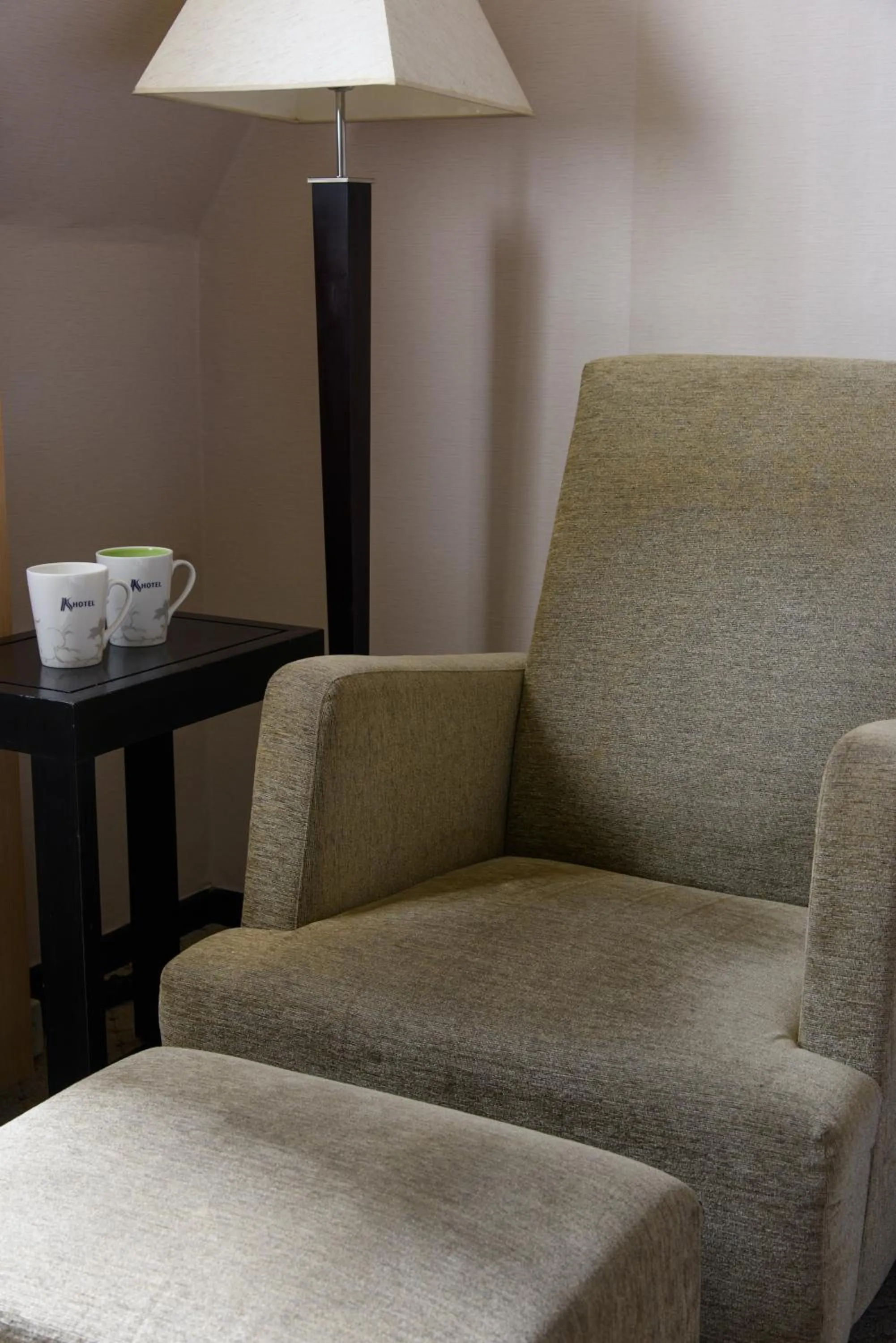 Seating area in K Hotel Taipei