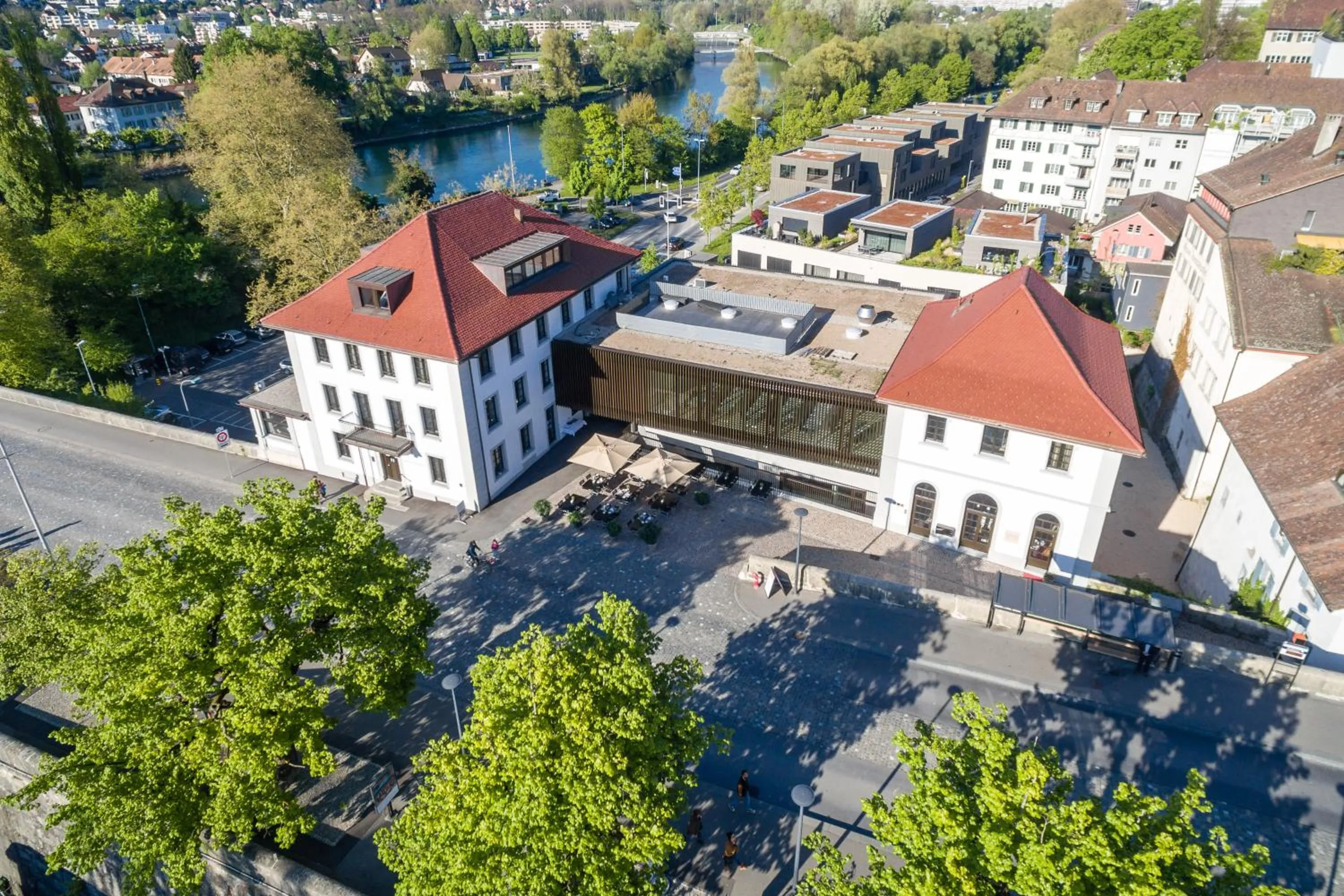 Bird's eye view in Hotel Kettenbrücke