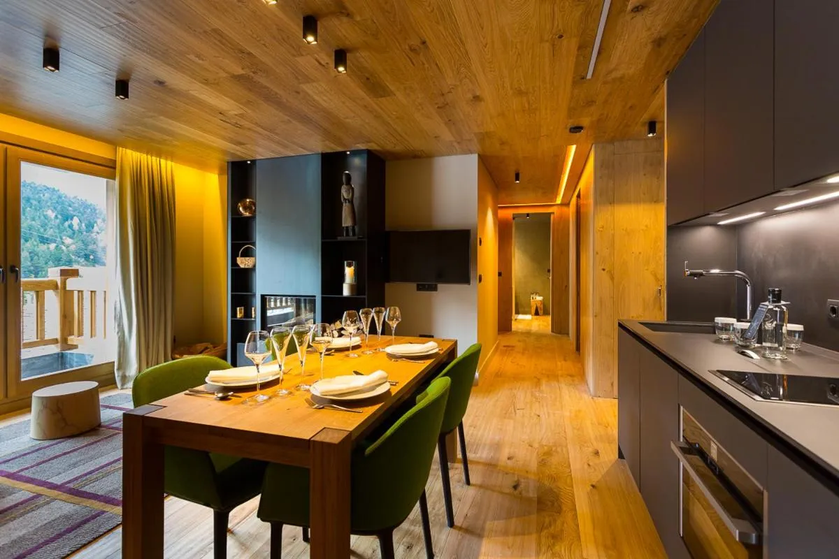 Kitchen or kitchenette in Sport Hotel Hermitage & Spa