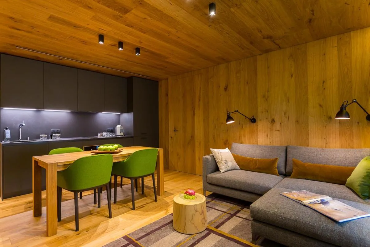 Kitchen or kitchenette in Sport Hotel Hermitage & Spa