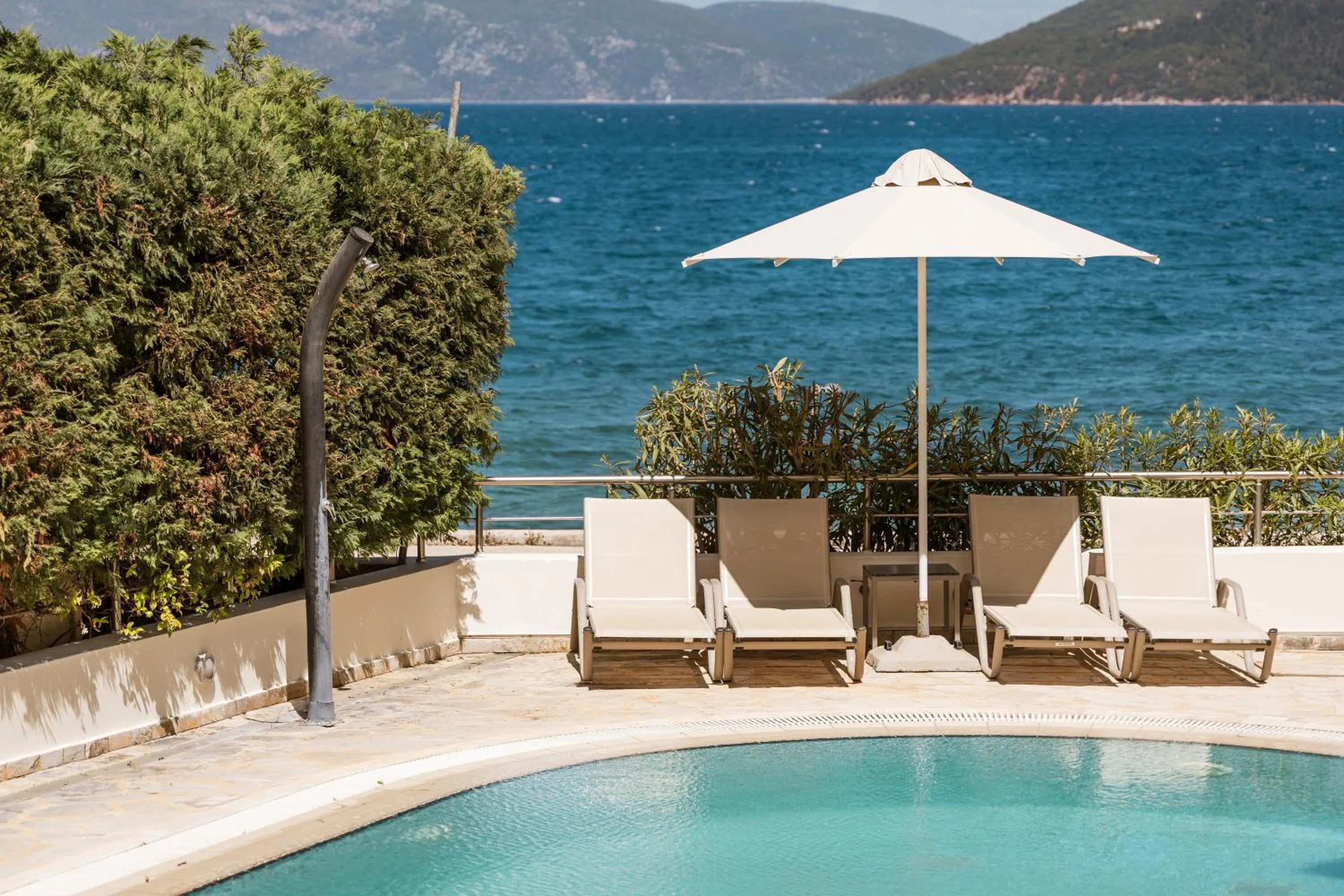 Sea view in Meliti Waterfront Suites