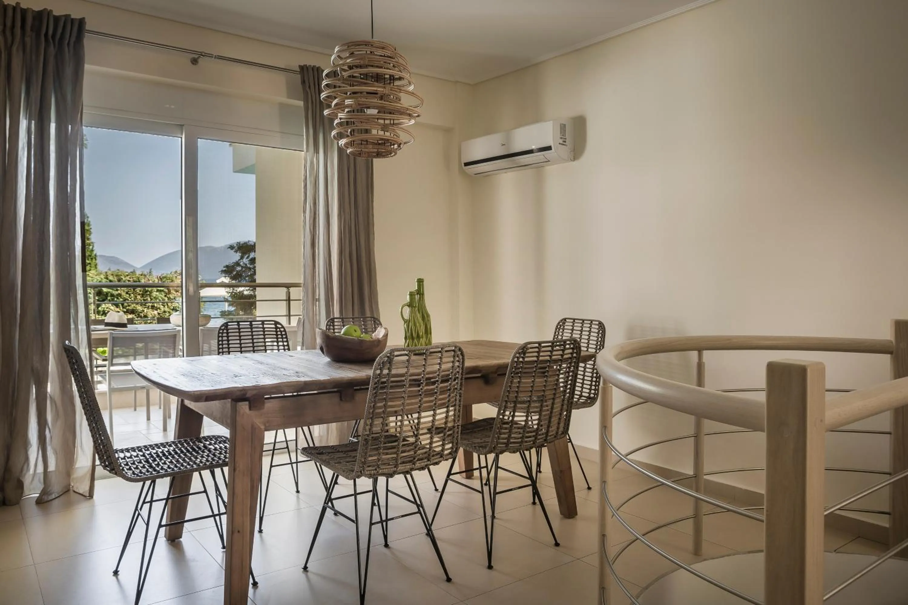 Living room in Meliti Waterfront Suites